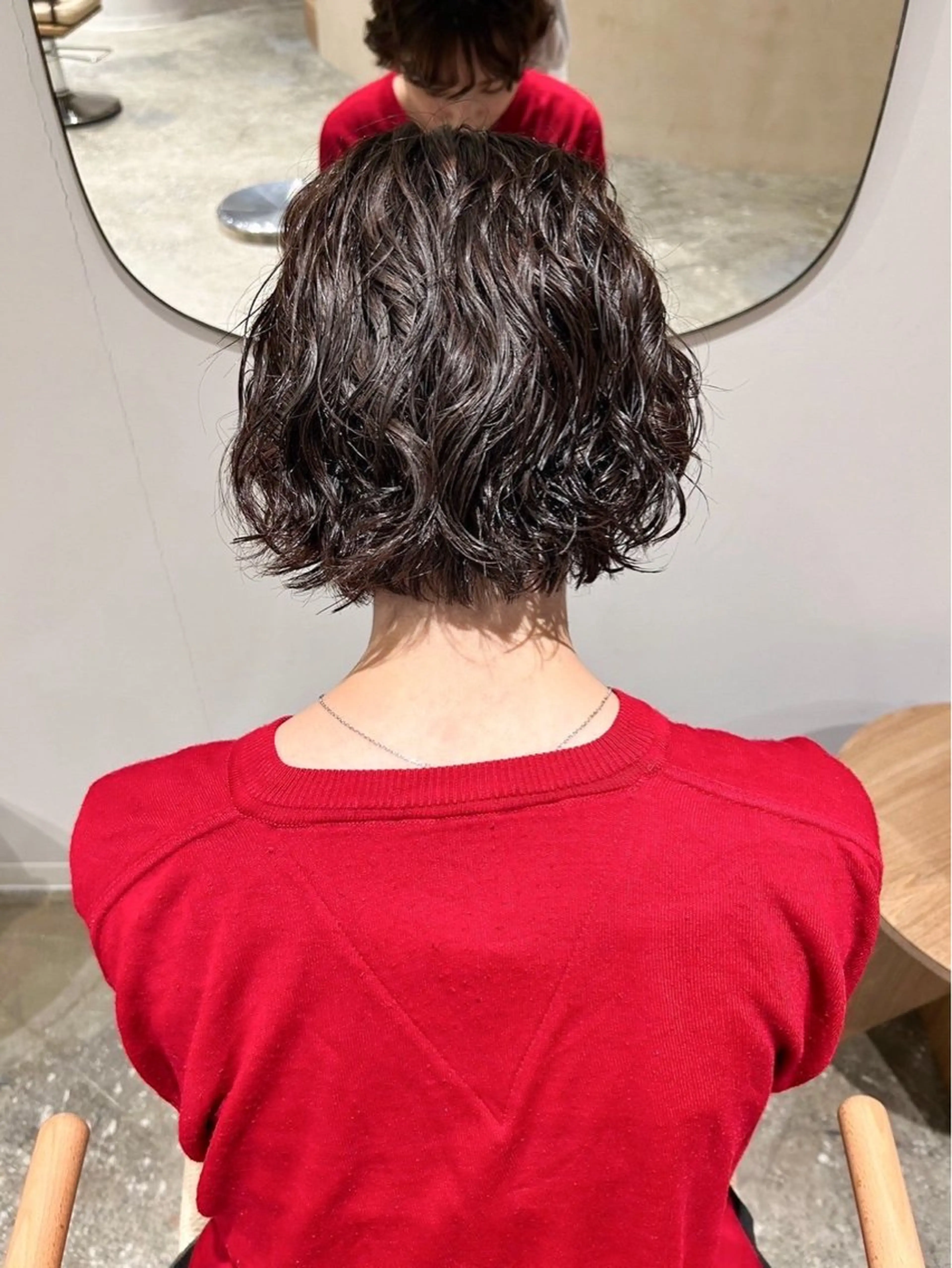 パーマ パーマ 佐藤 来輝のヘアスタイル