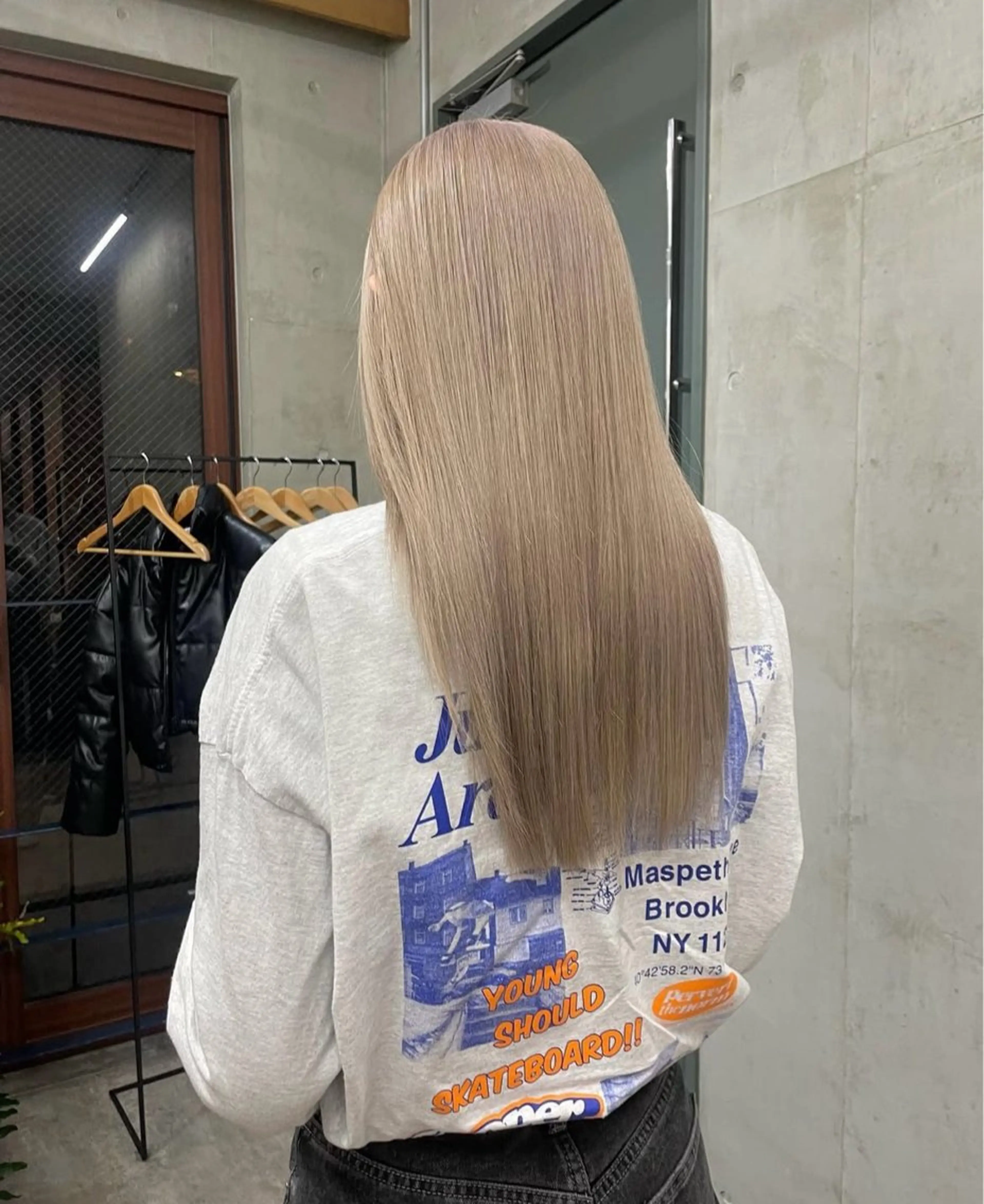 ロング ロング ヘアカラー 透明感カラー/外苑前 /MIRAI🇰🇷のヘアスタイル