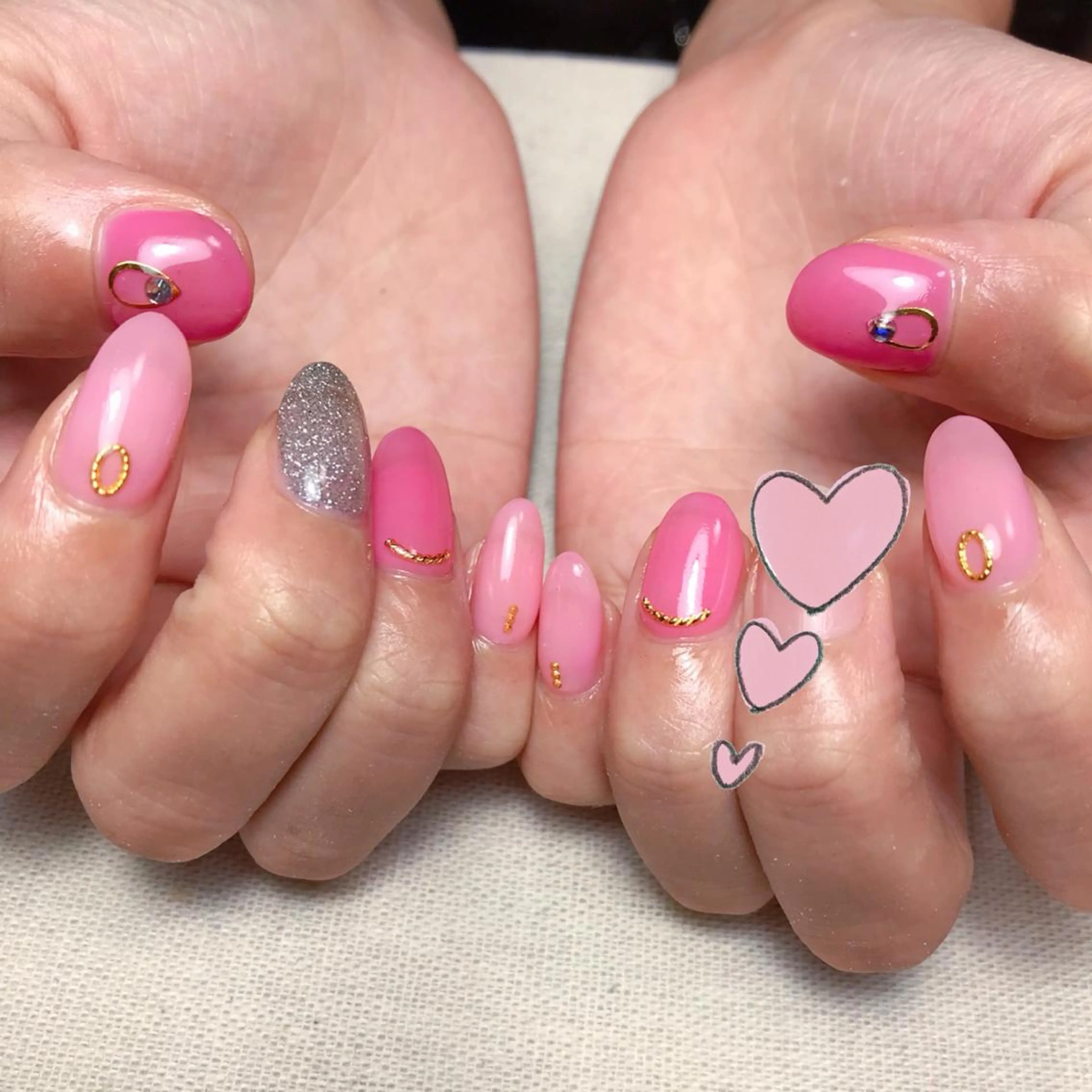 ネイル ジェルネイル ハンドネイル 💅chainail _aiのネイルデザイン