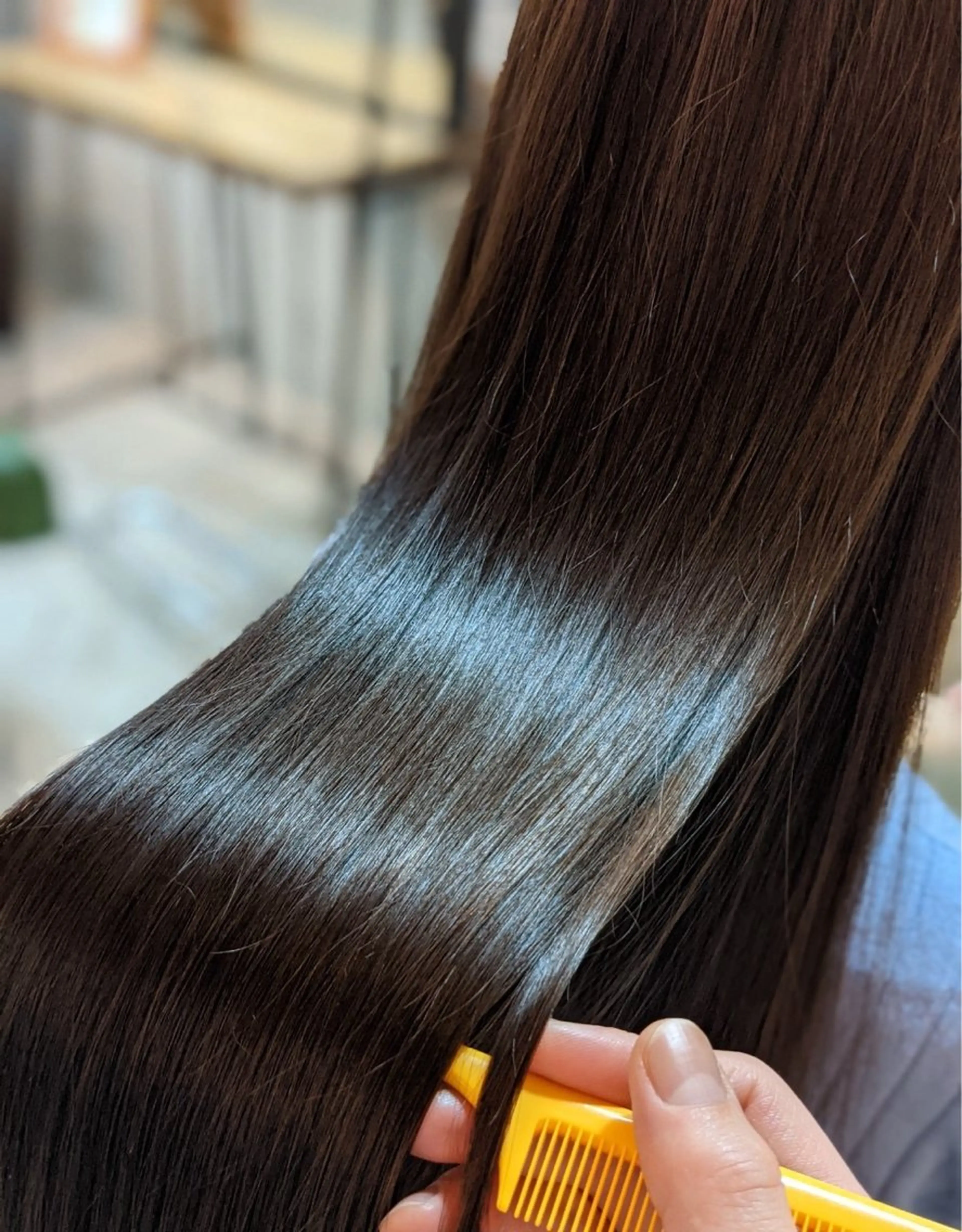 カラー 髪質改善gluck 講習会モデル募集中のヘアスタイル