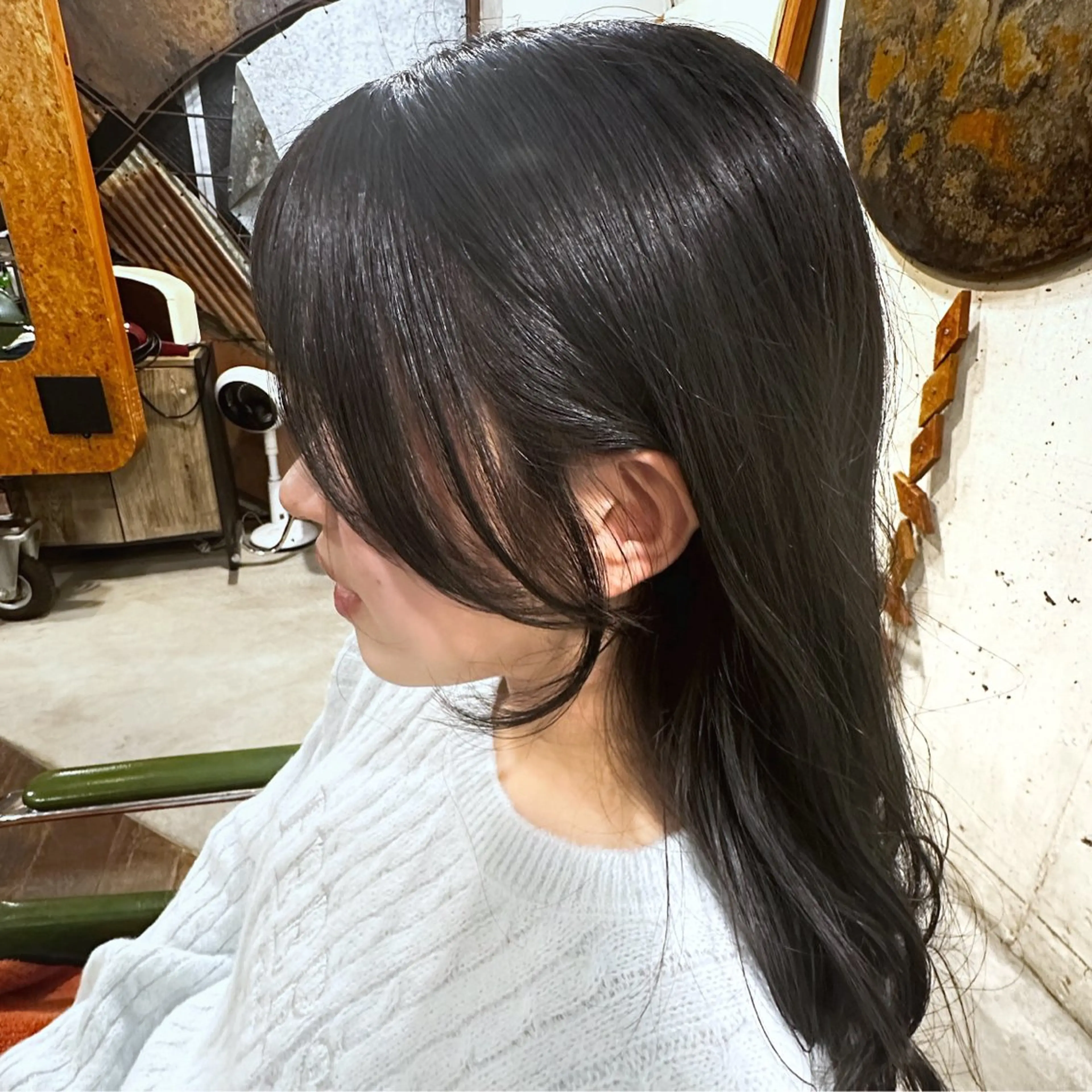 セミロング 顔周りカット ボブ/ショート /服部ルミナ🔅のヘアスタイル