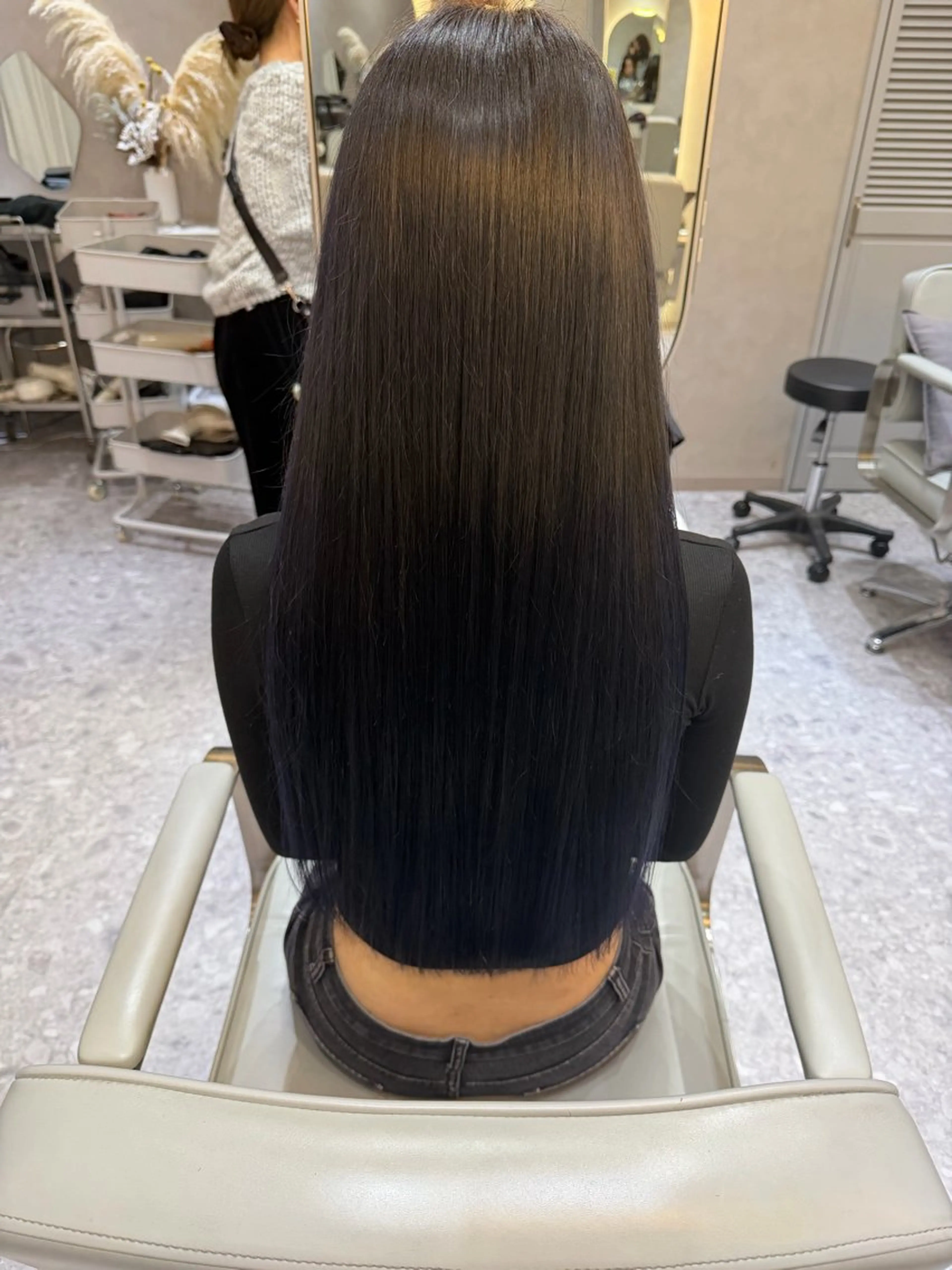 ロング カラー カット ヘアカラー トリートメント 🎀髪質改善/艶髪/ 艶カラー🎀浅田涼風のヘアスタイル