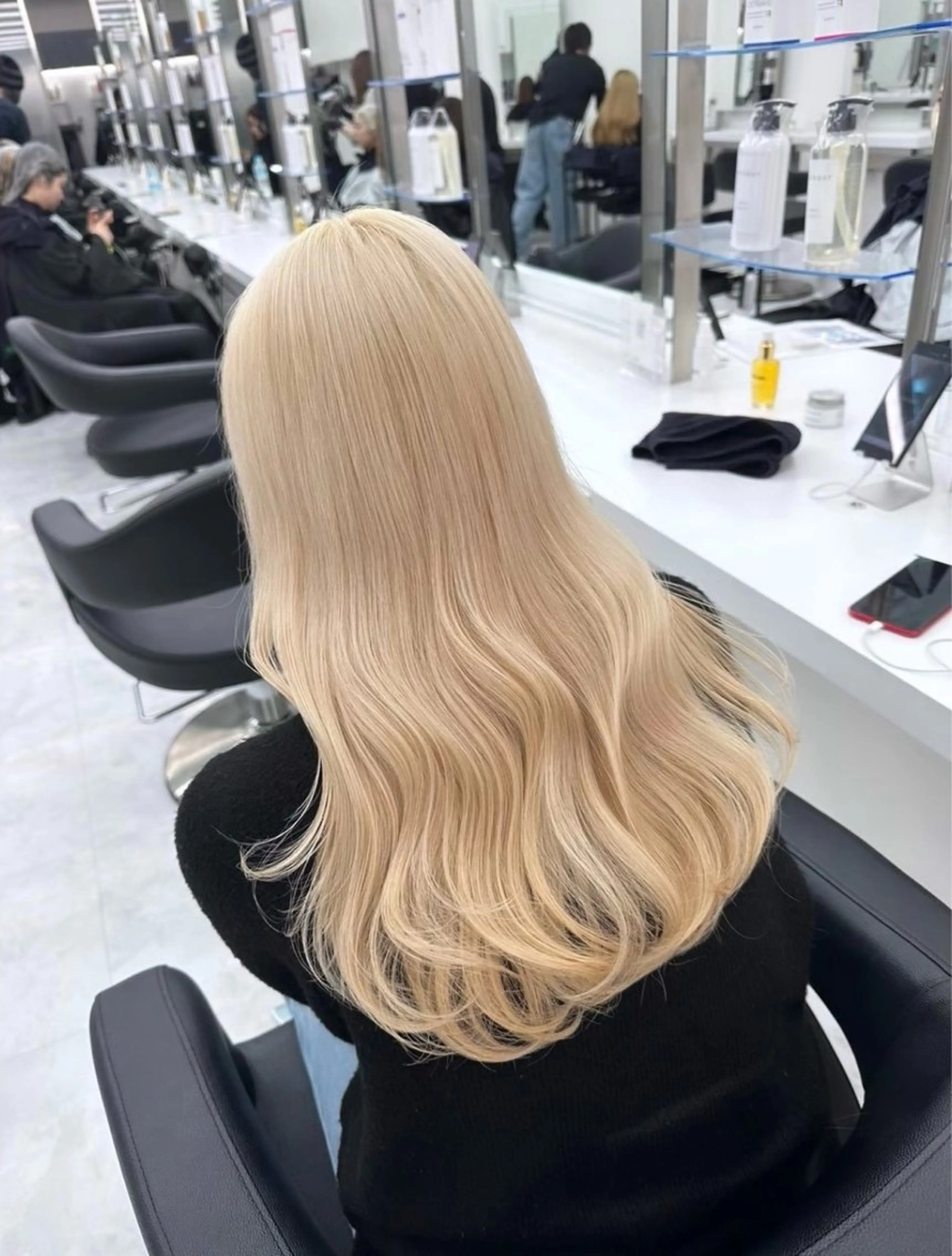 セミロング カット ヘアカラー mayu/ブリーチ/ layer/似合わせのヘアスタイル