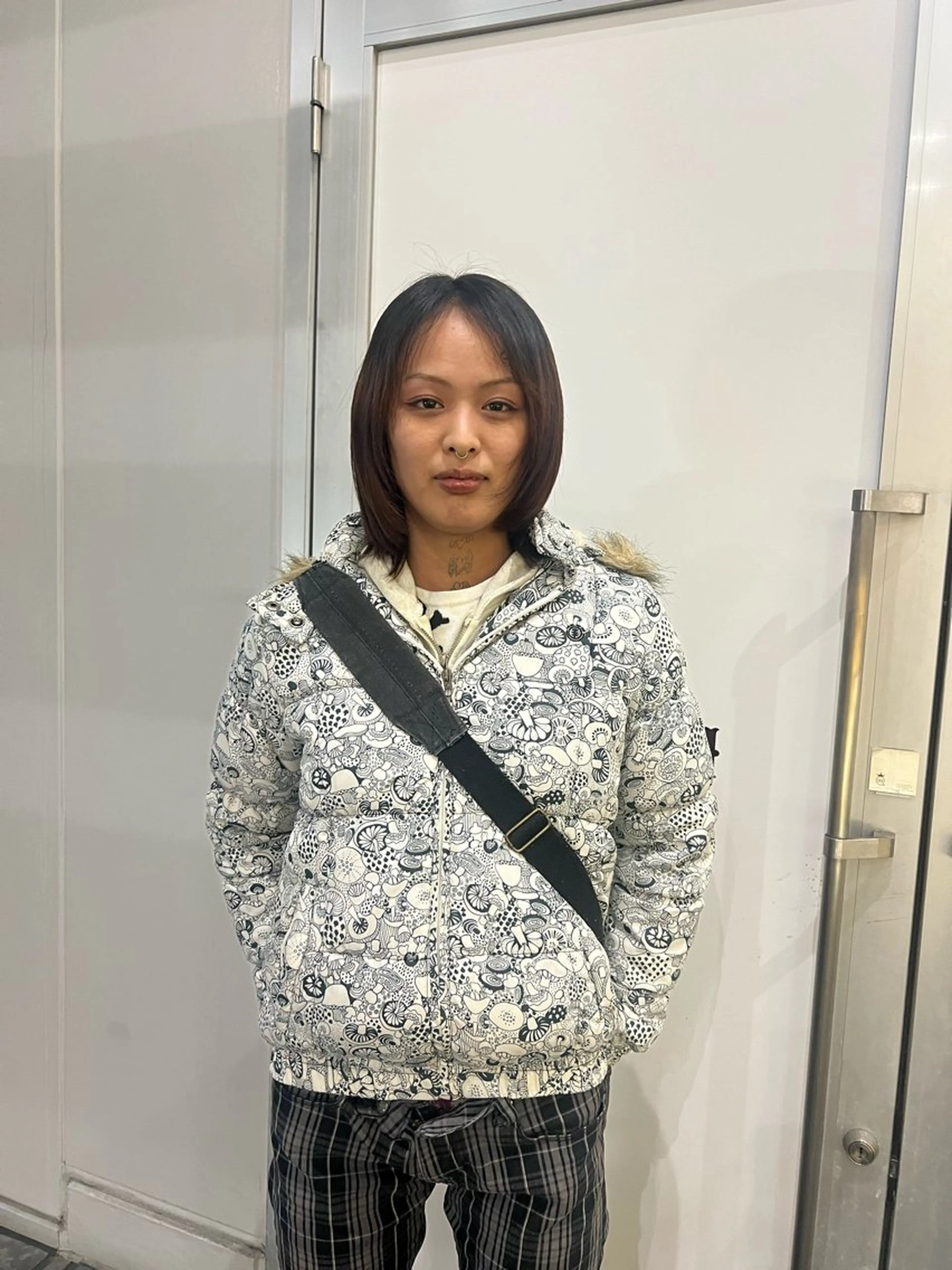 ミディアム パーマ トリートメント 田中 蘭菜のヘアスタイル