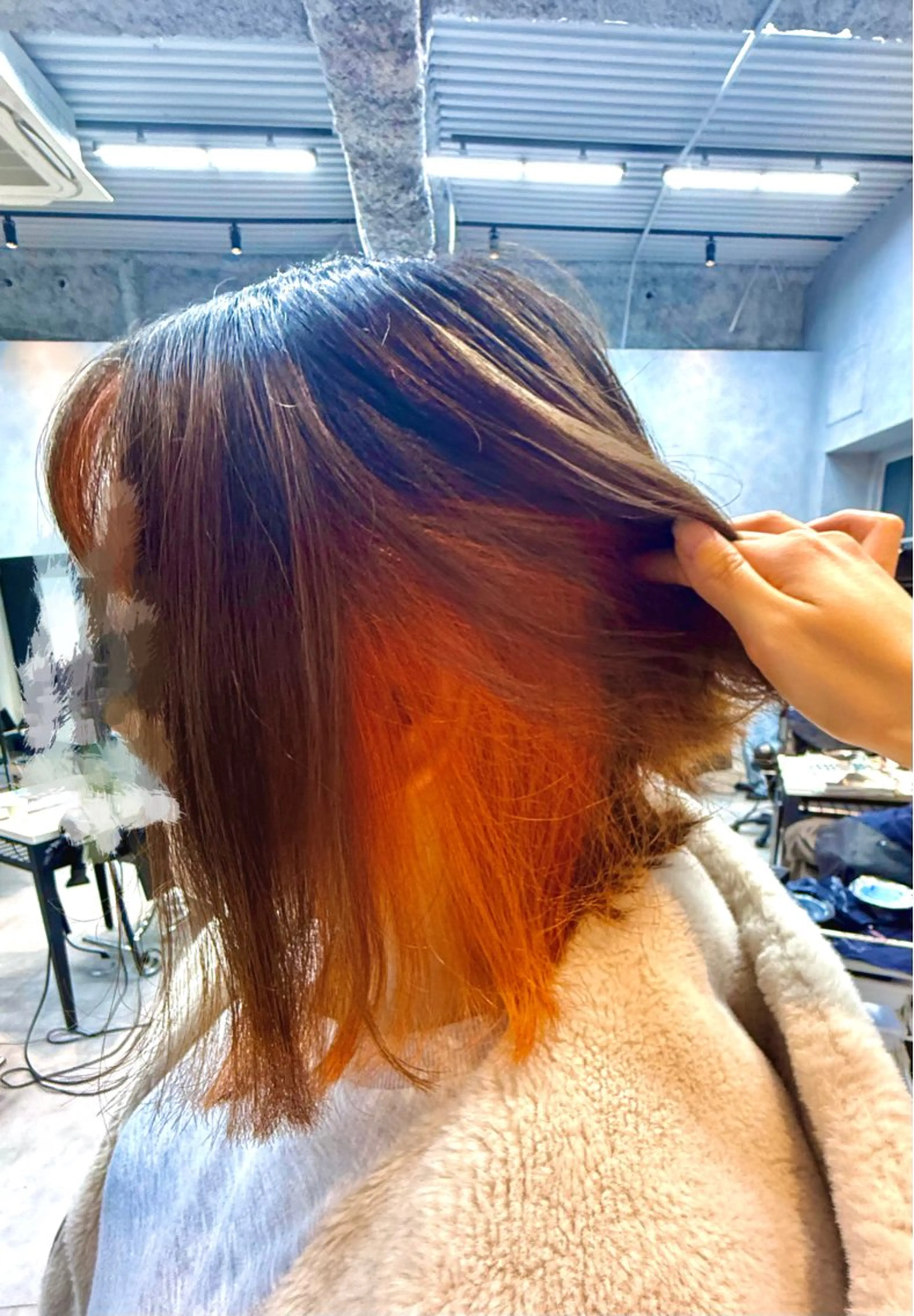 カラー Nene 🪽🤍推しカラーのヘアスタイル