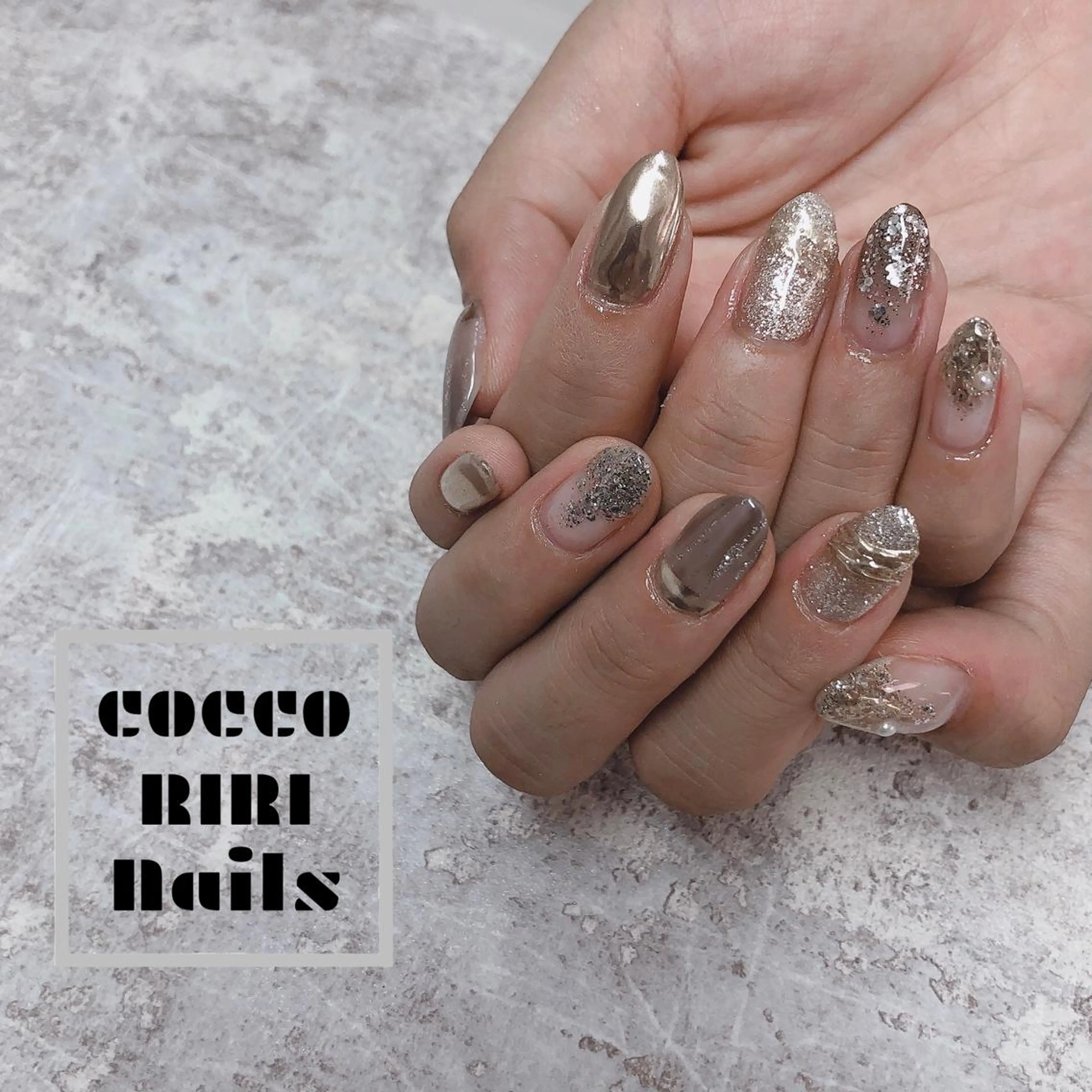 ネイル アートネイル フットネイル ジェルネイル ミラーネイル ニュアンスネイル ensowa✱laf NAILのネイルデザイン