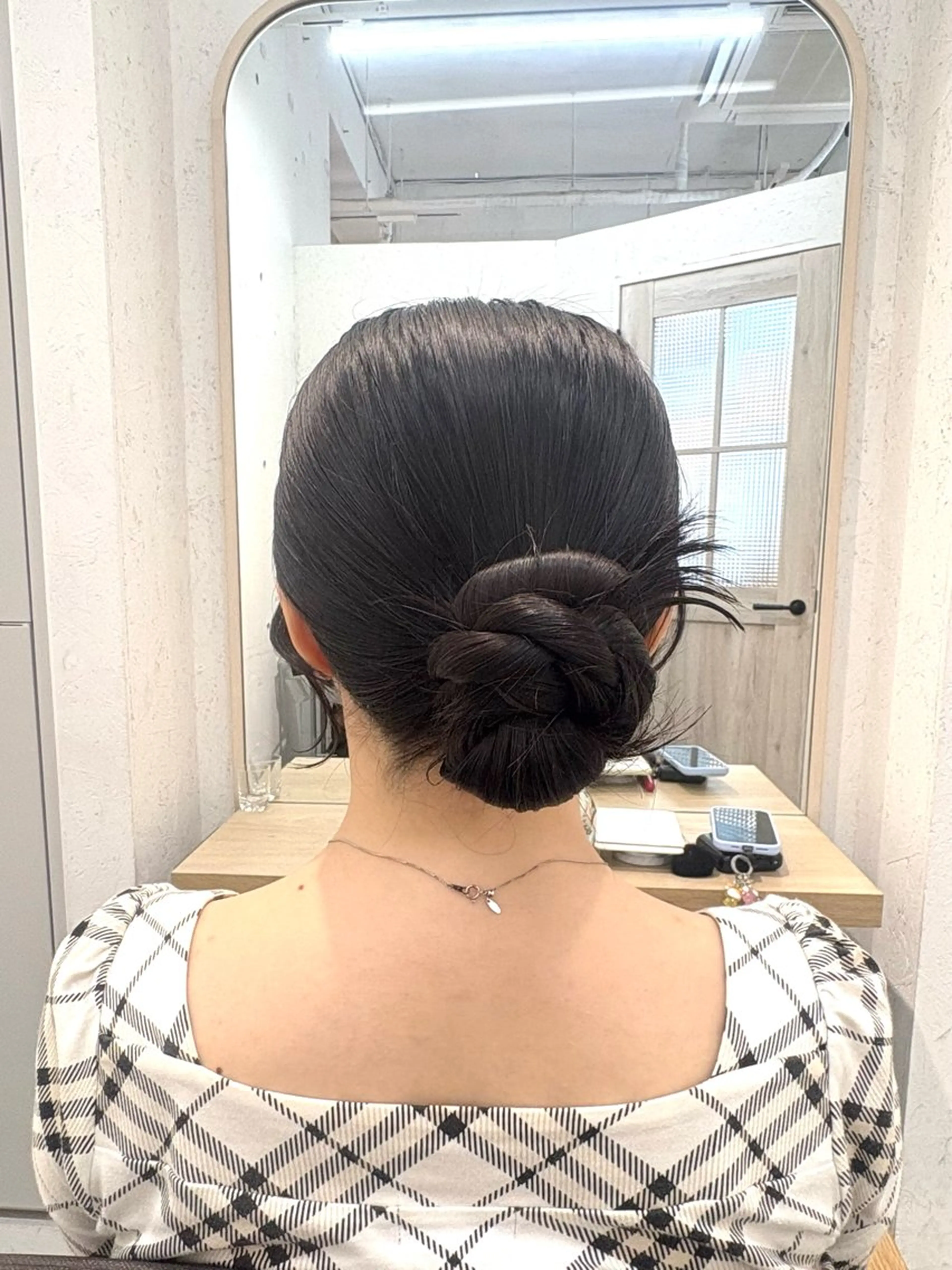 セミロング ヘアアレンジ 結婚式・ブライダル ヘアアレンジ🌸 城津唯のヘアスタイル