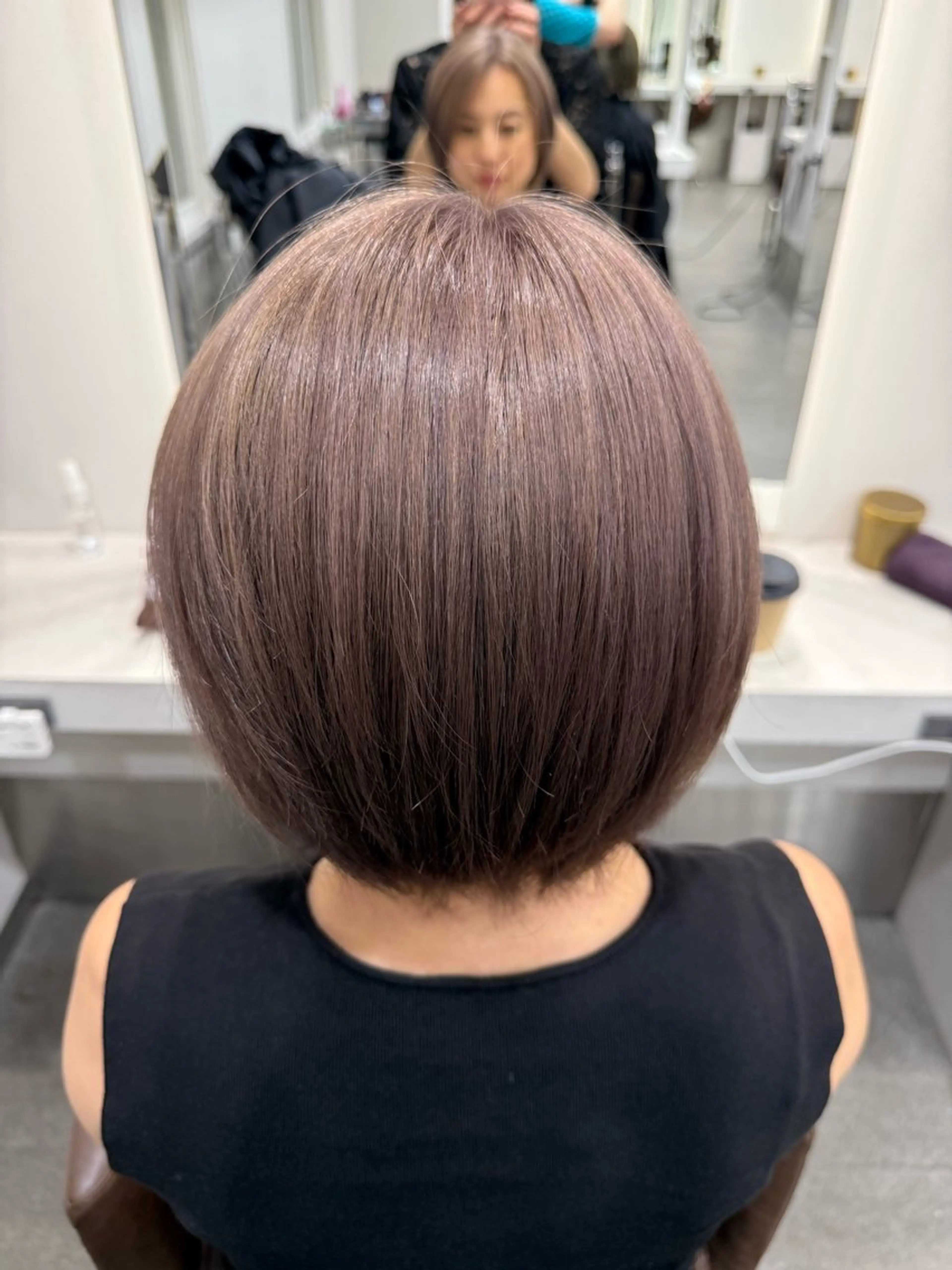 ショート カラー 白髪率別白髪ぼかし /なおき/表参道のヘアスタイル