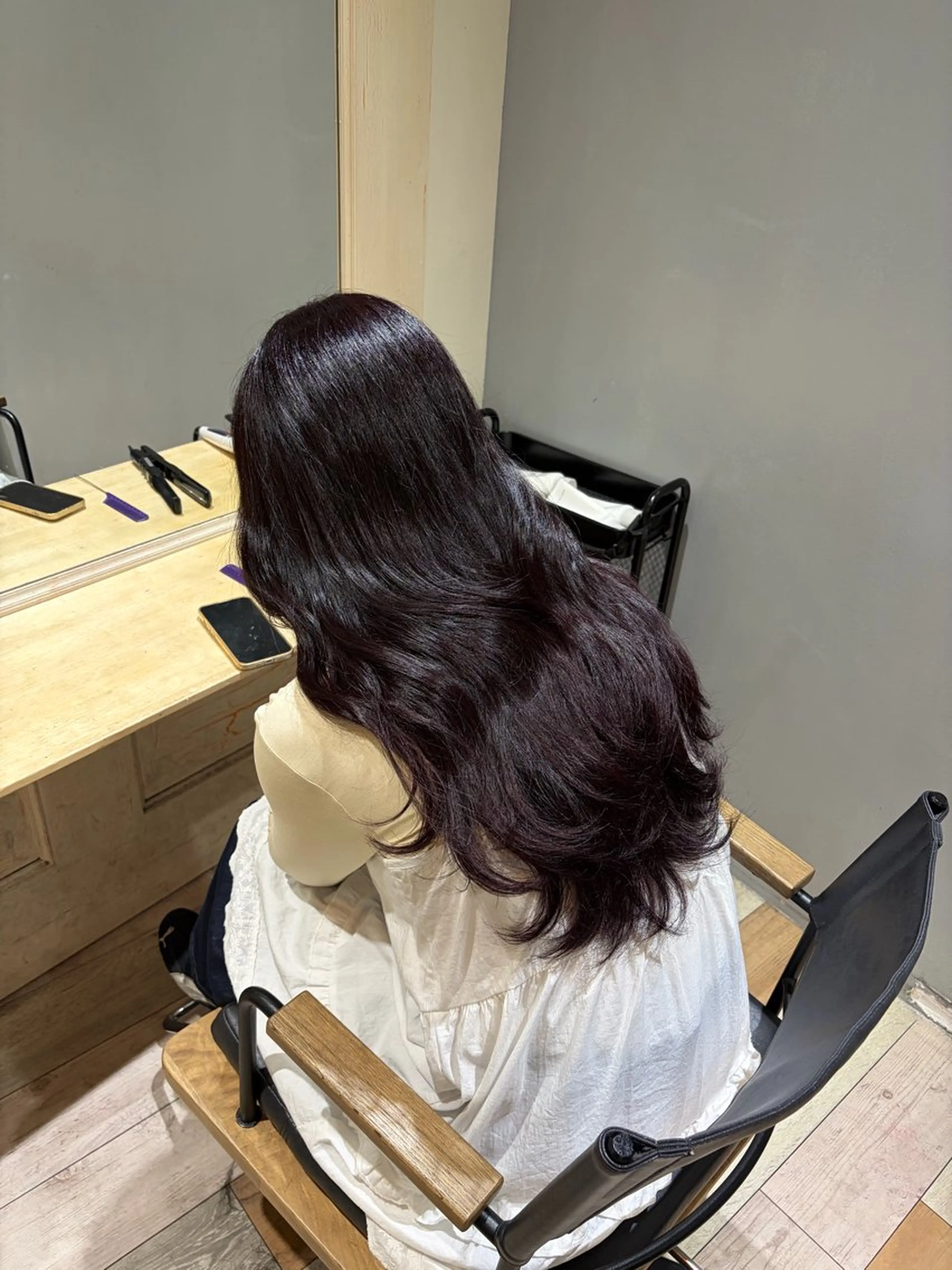ロング ヘアカラー 💜🦋 COCONA🦋💜のヘアスタイル