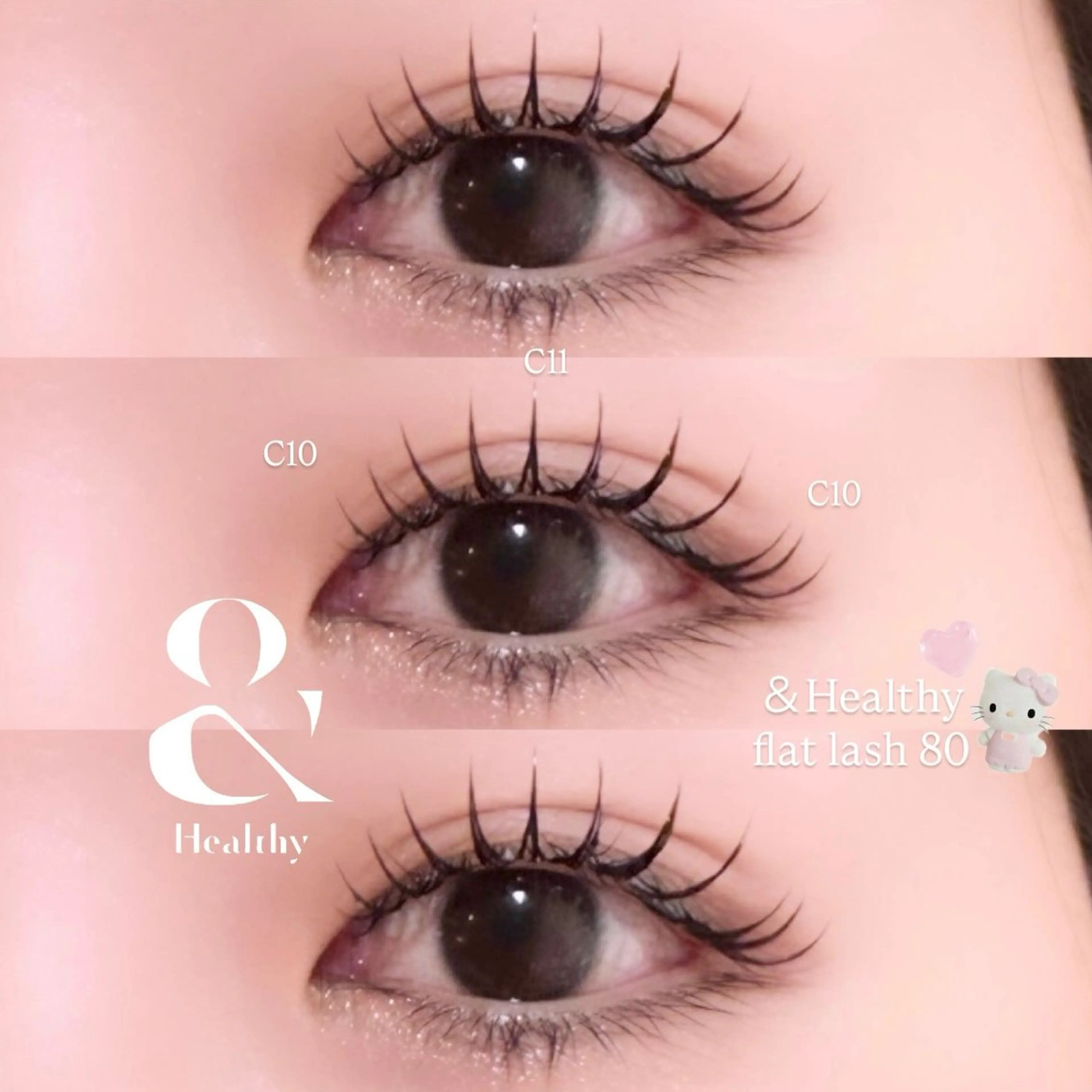 マツエク・マツパ フラットラッシュ マツエク 千島 里歩のマツエク・マツパデザイン