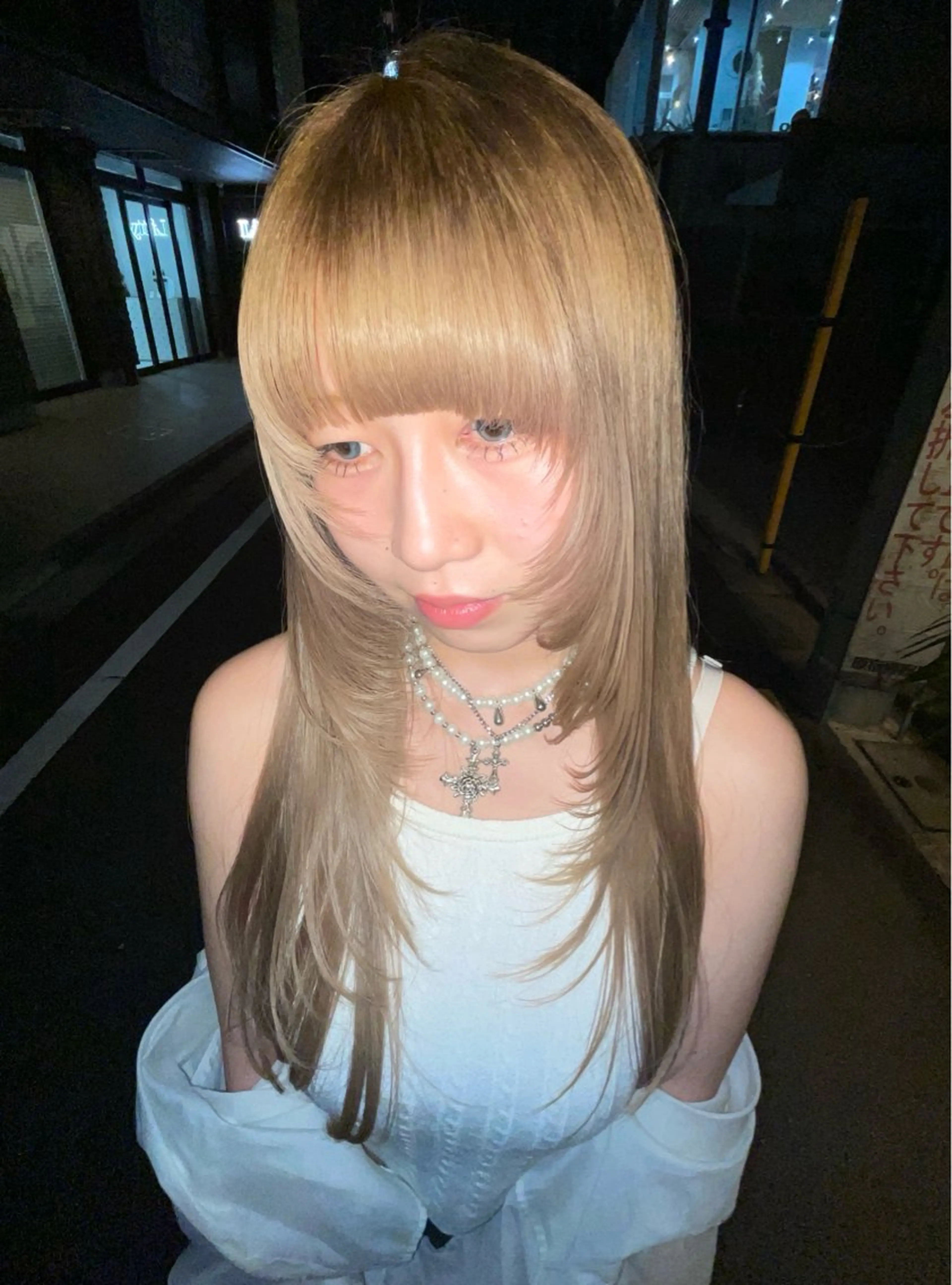 ロング カラー カット ヘアカラー ルカ/透明感 ×レイヤーのヘアスタイル