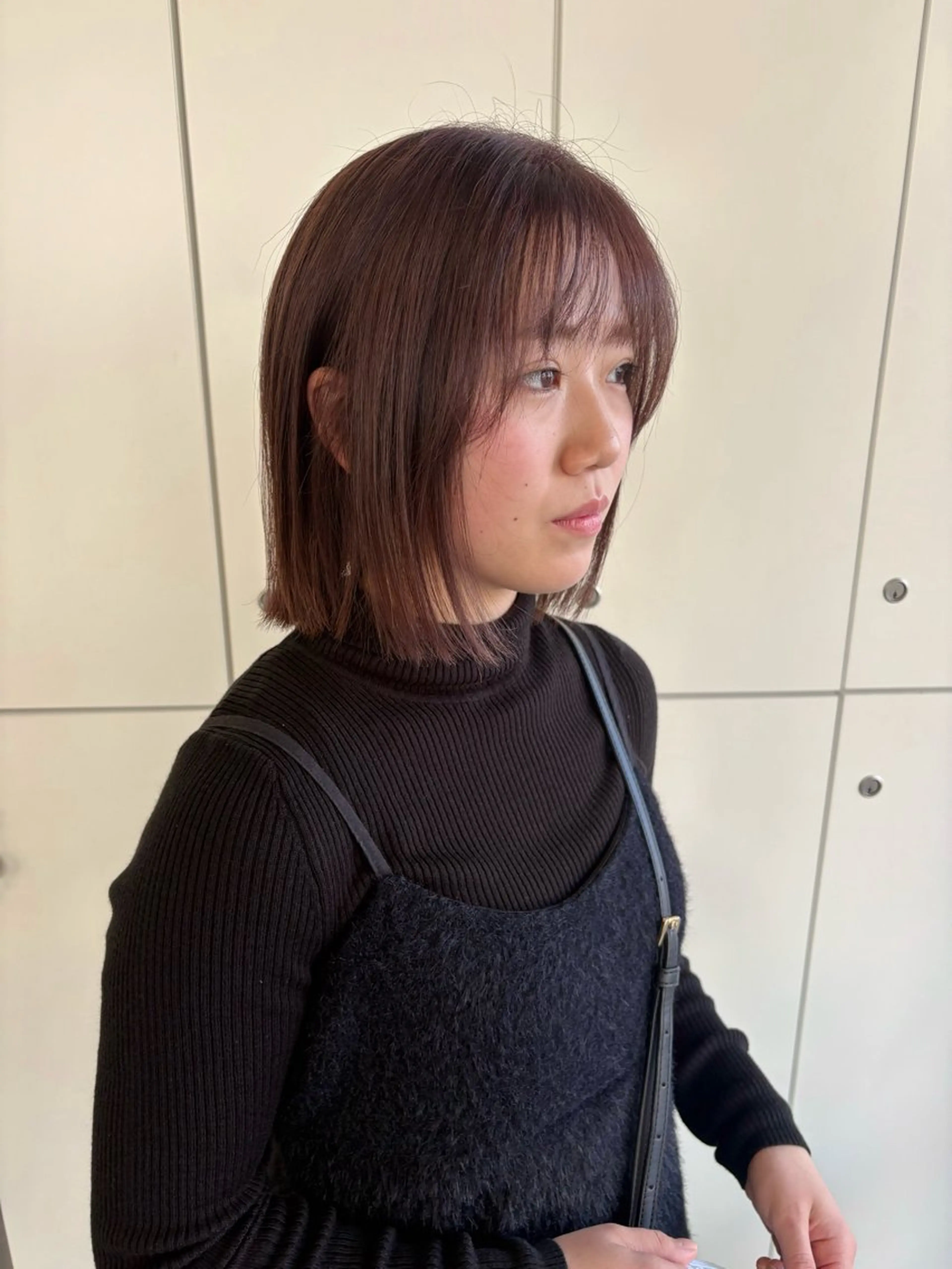 ミディアム カラー グレージュ ラベンダーカラー ラベンダーグレージュ ラベンダーグレー カット ヘアカラー LOMARLIE / 𝐂𝐇𝐈𝐊𝐀のヘアスタイル