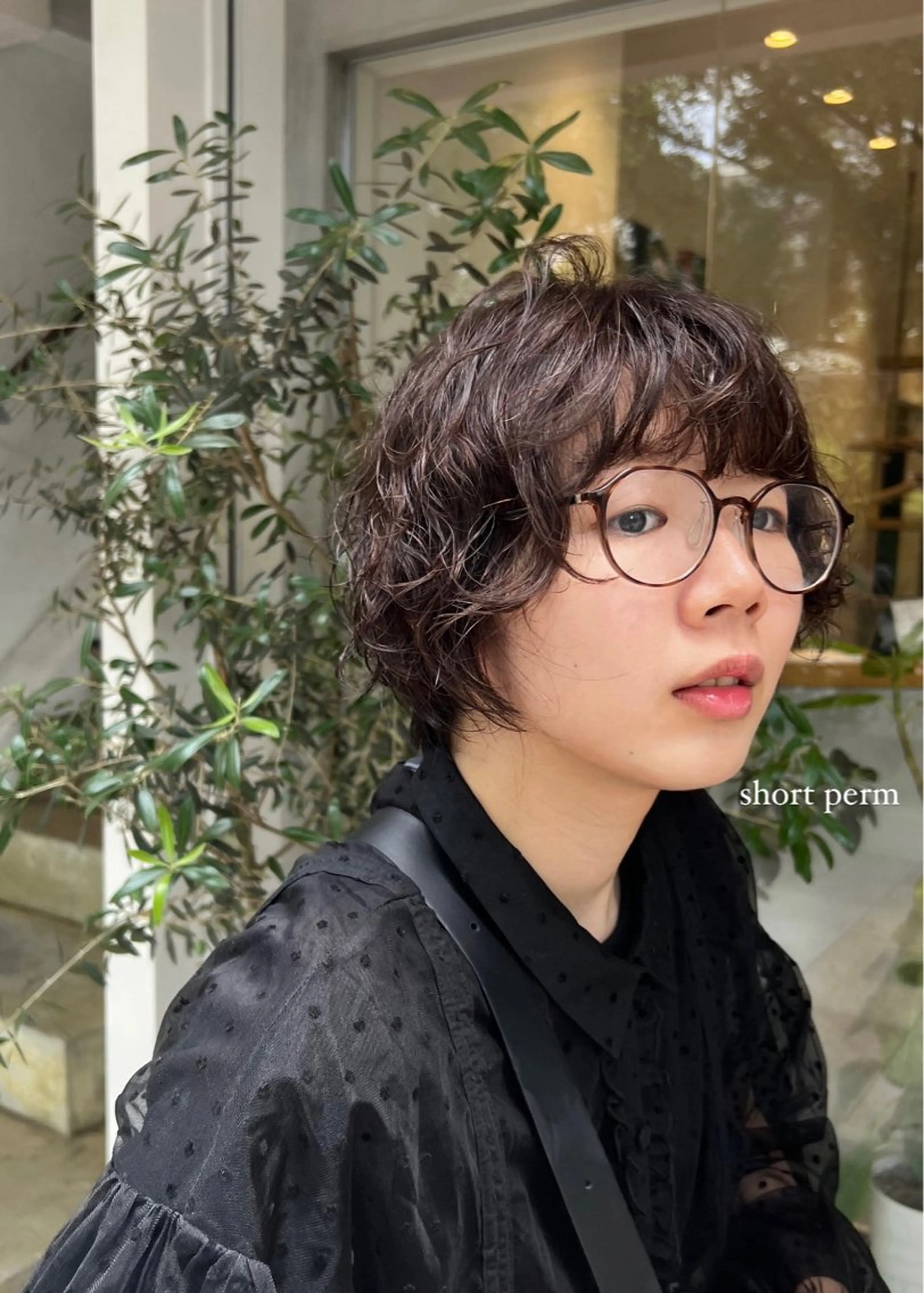 ショート ショートボブ ボブ ショートヘア パーマ/名古屋パーマ / コデラ ナナホのヘアスタイル