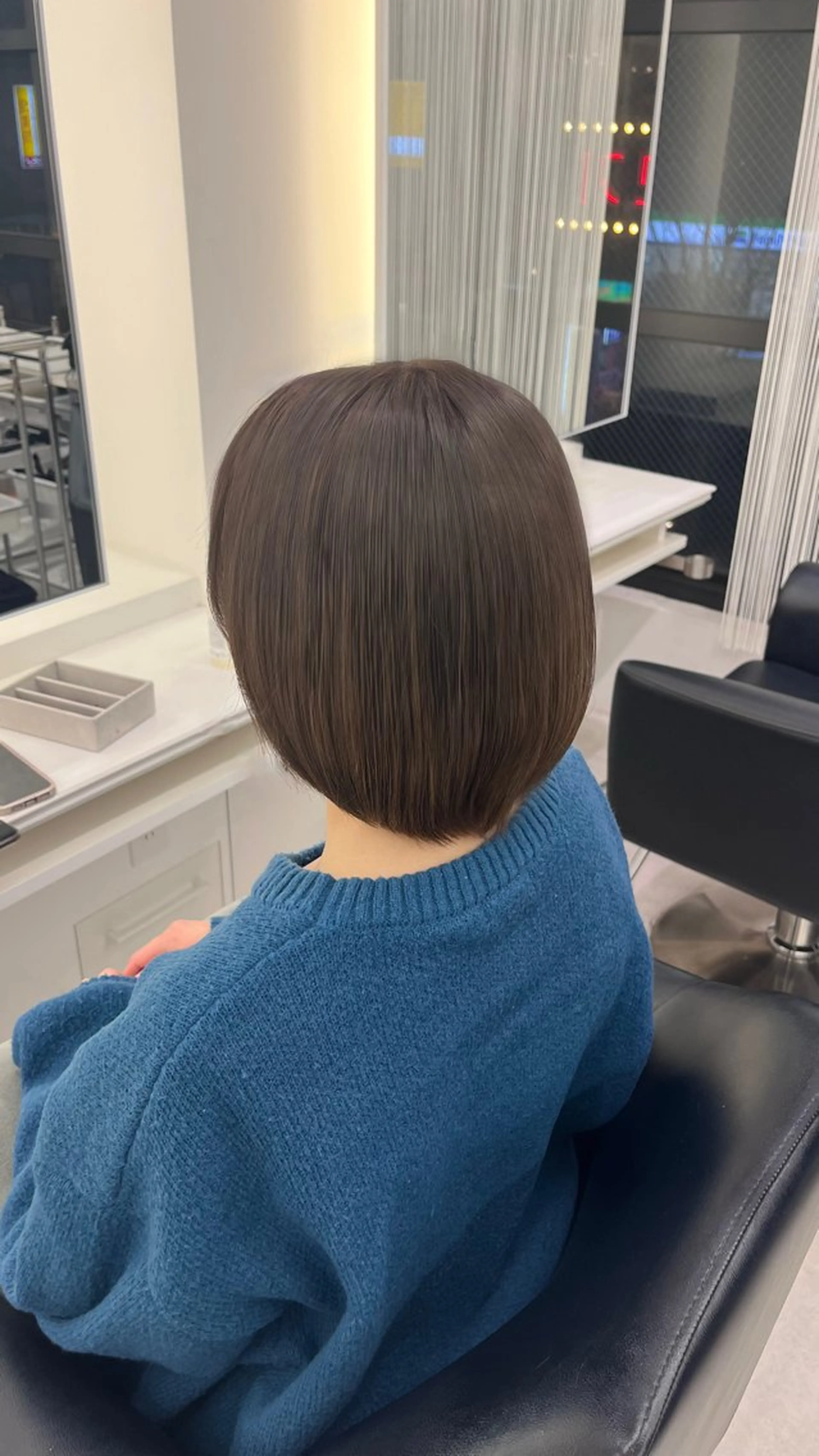 ショート カラー ヘアカラー Parve Mix 森 美遥🇰🇷🩶のヘアスタイル