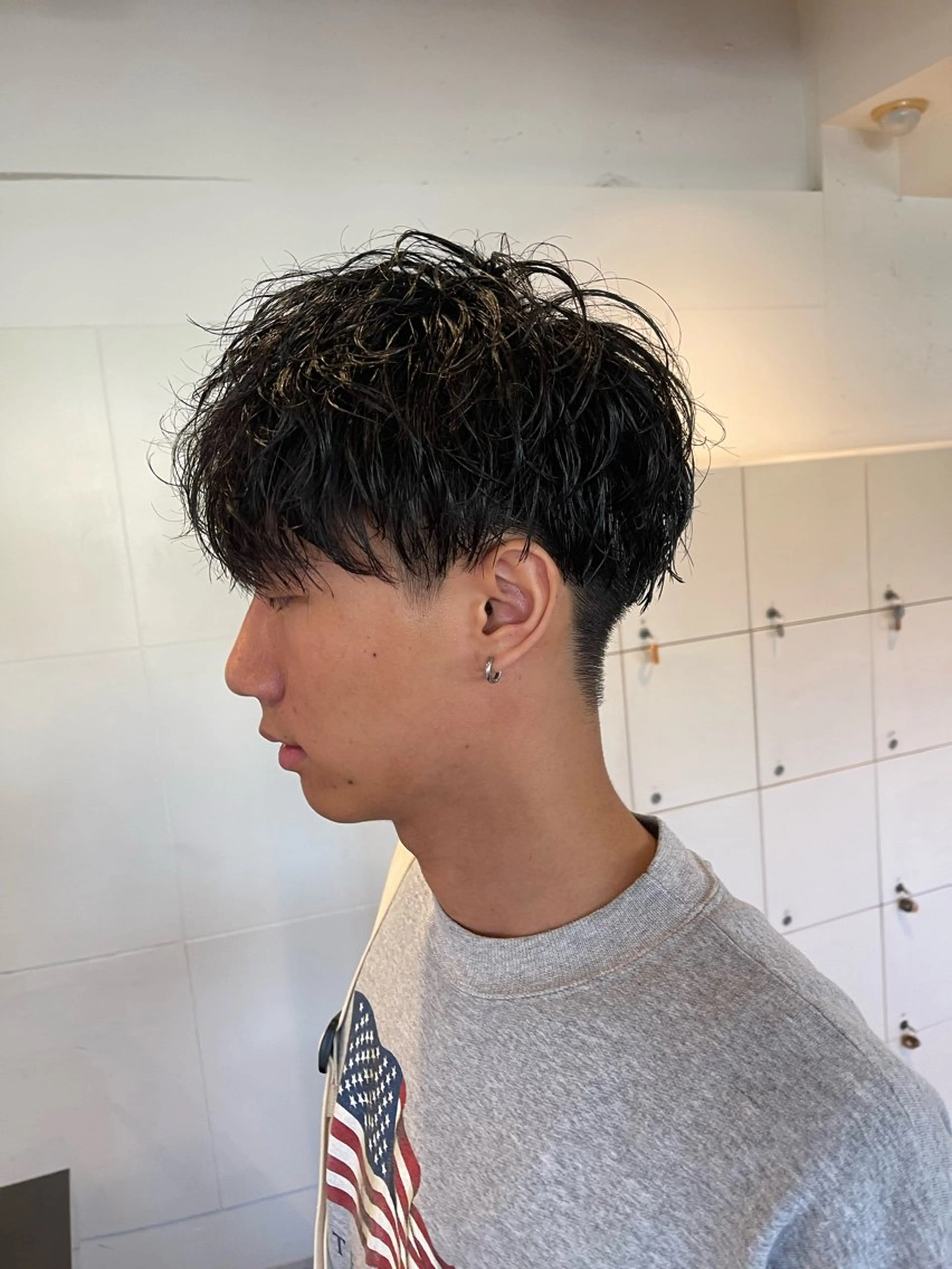 メンズ限定！！　メンズカット&ツイストスパイラルor波巻きスパイラルパーマの写真