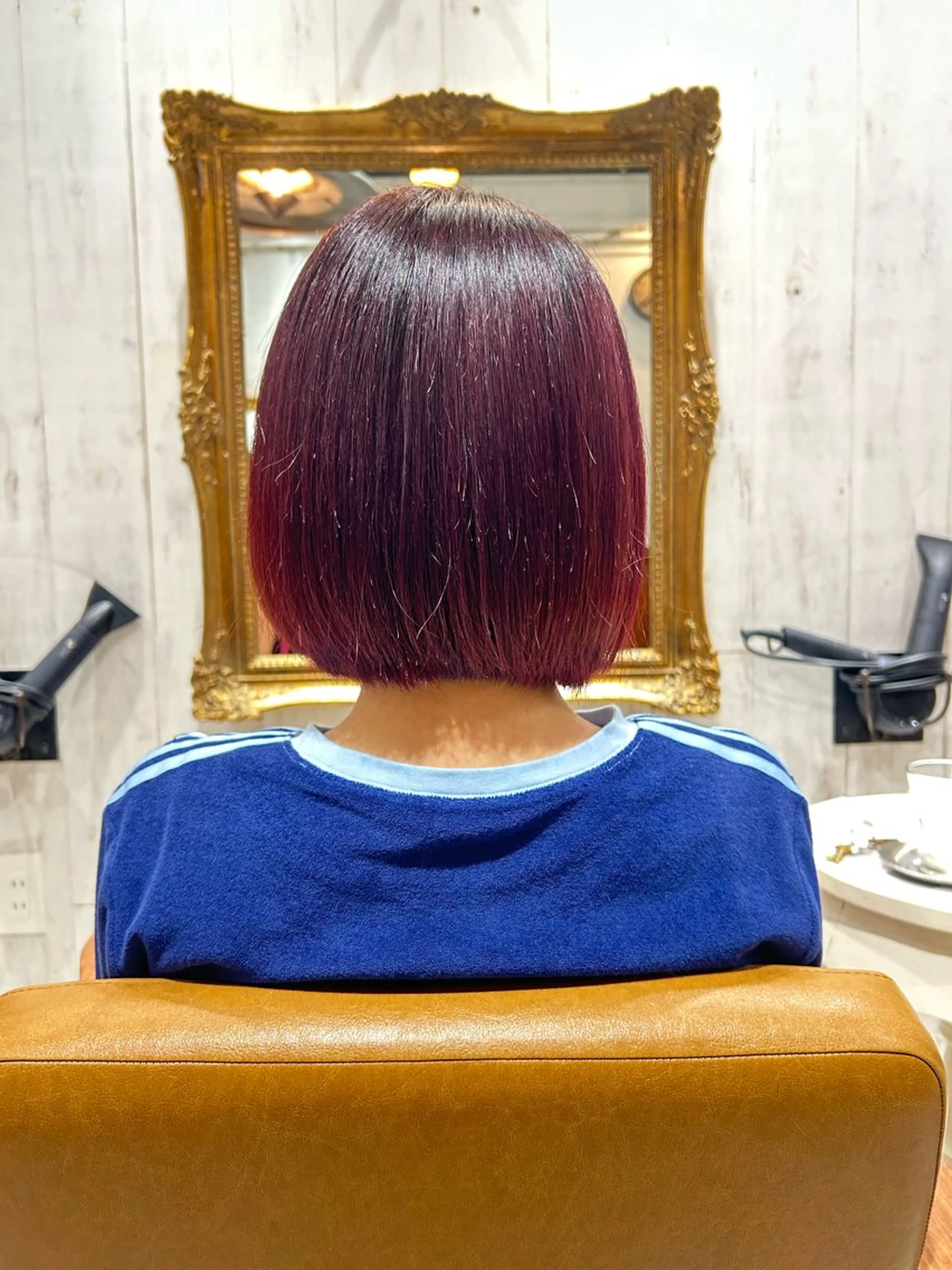 ミディアム ヘアカラー re view 日和のヘアスタイル