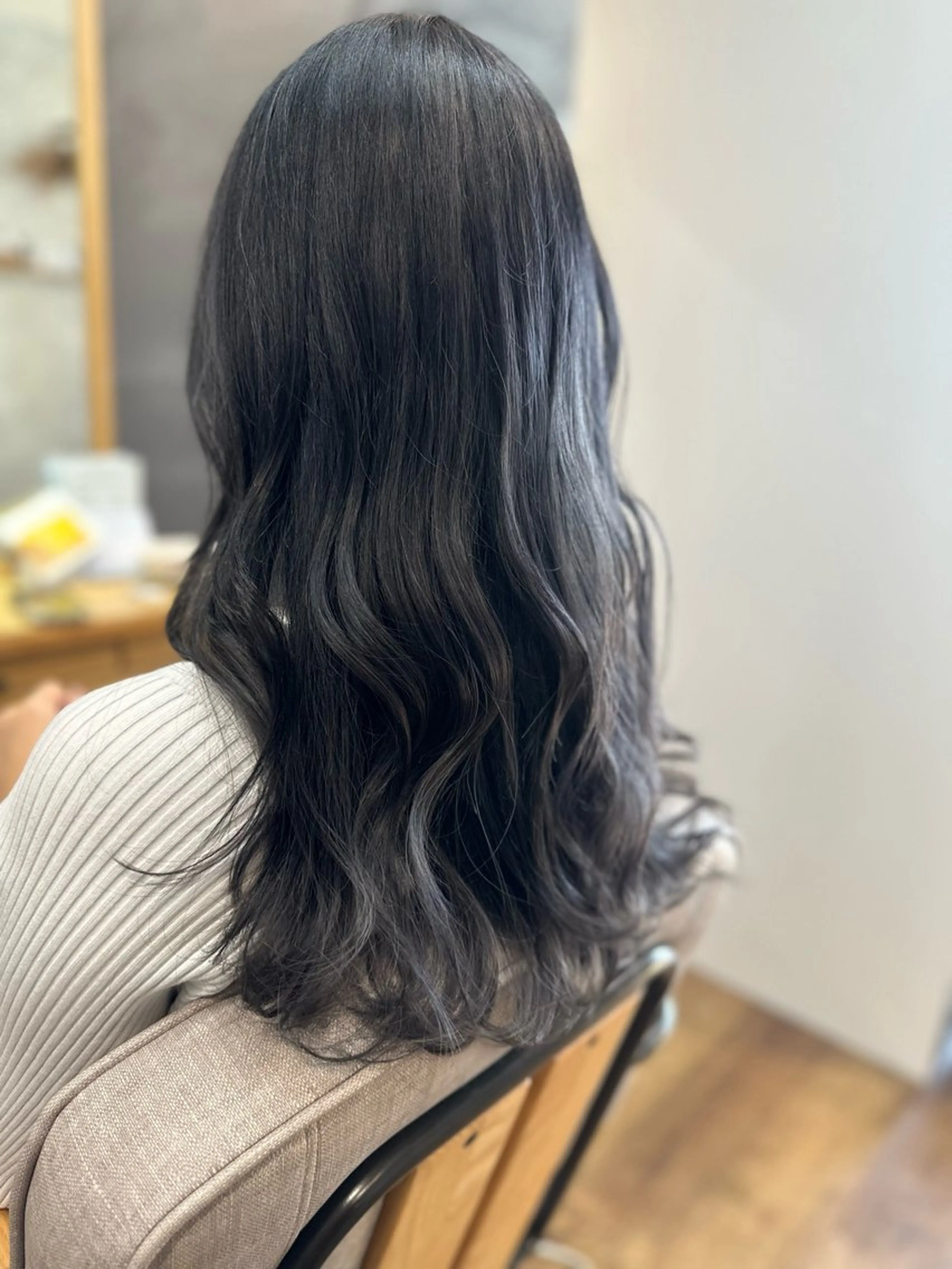 ロング カラー アッシュ アッシュグレー アッシュグレージュ グレージュ Alpha 【abiko】加藤駿のヘアスタイル