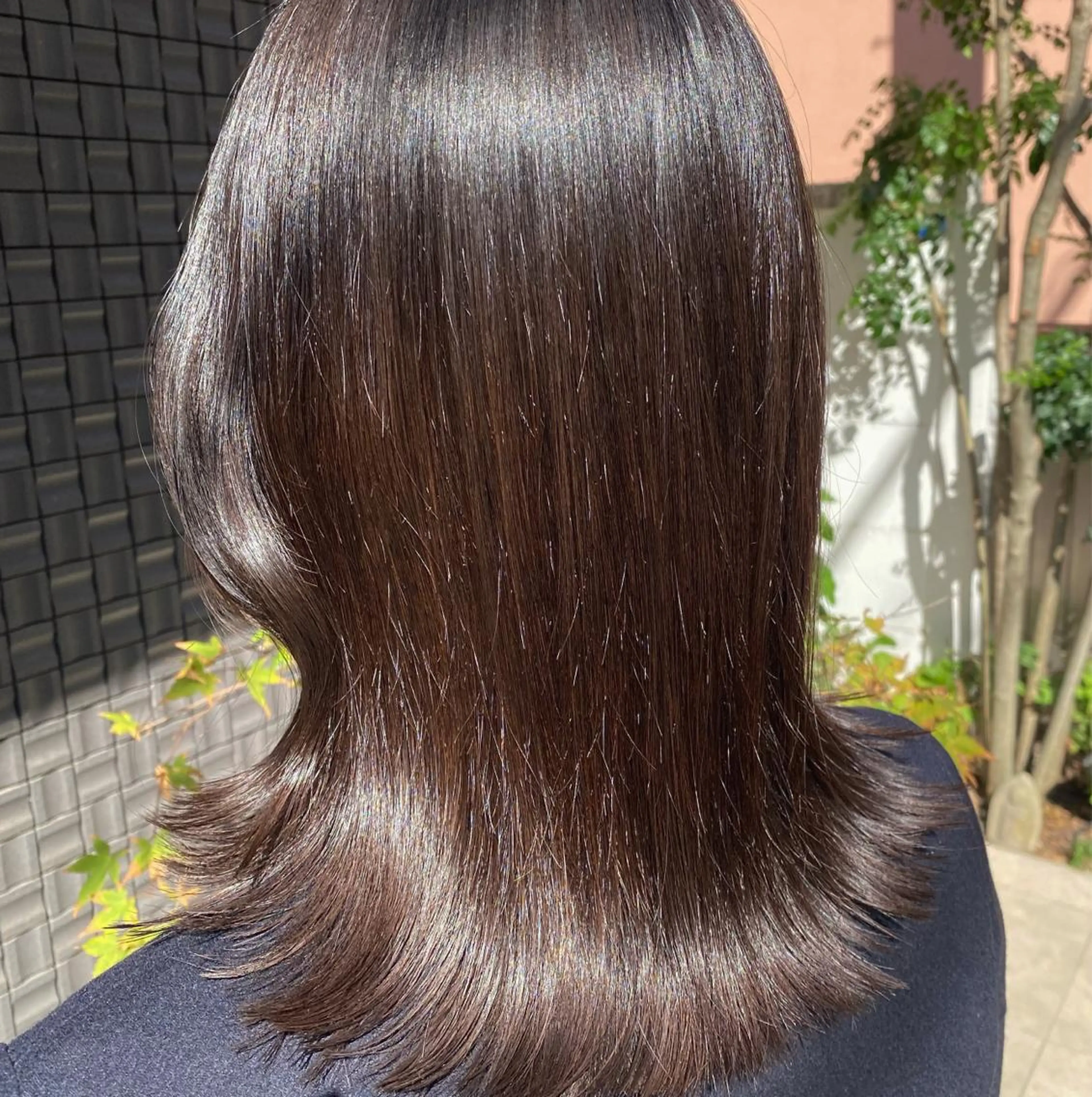 ミディアム グレージュ/レイヤー /韓国ヘア/RISAのヘアスタイル