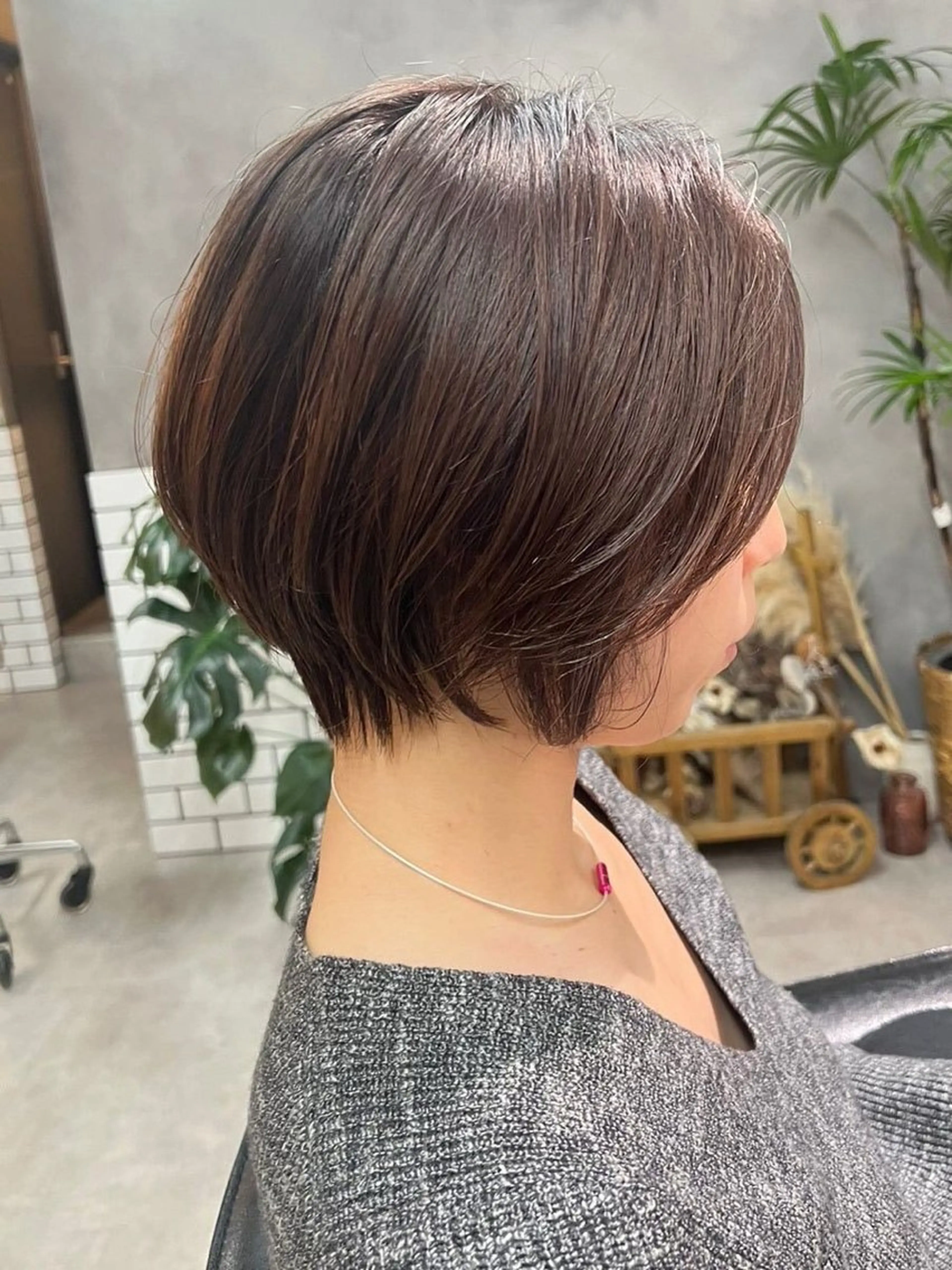 ショート カラー ハイライトカラー ハイライト 髪質改善 ショートヘア 内藤　宏紀 tidasmileのヘアスタイル