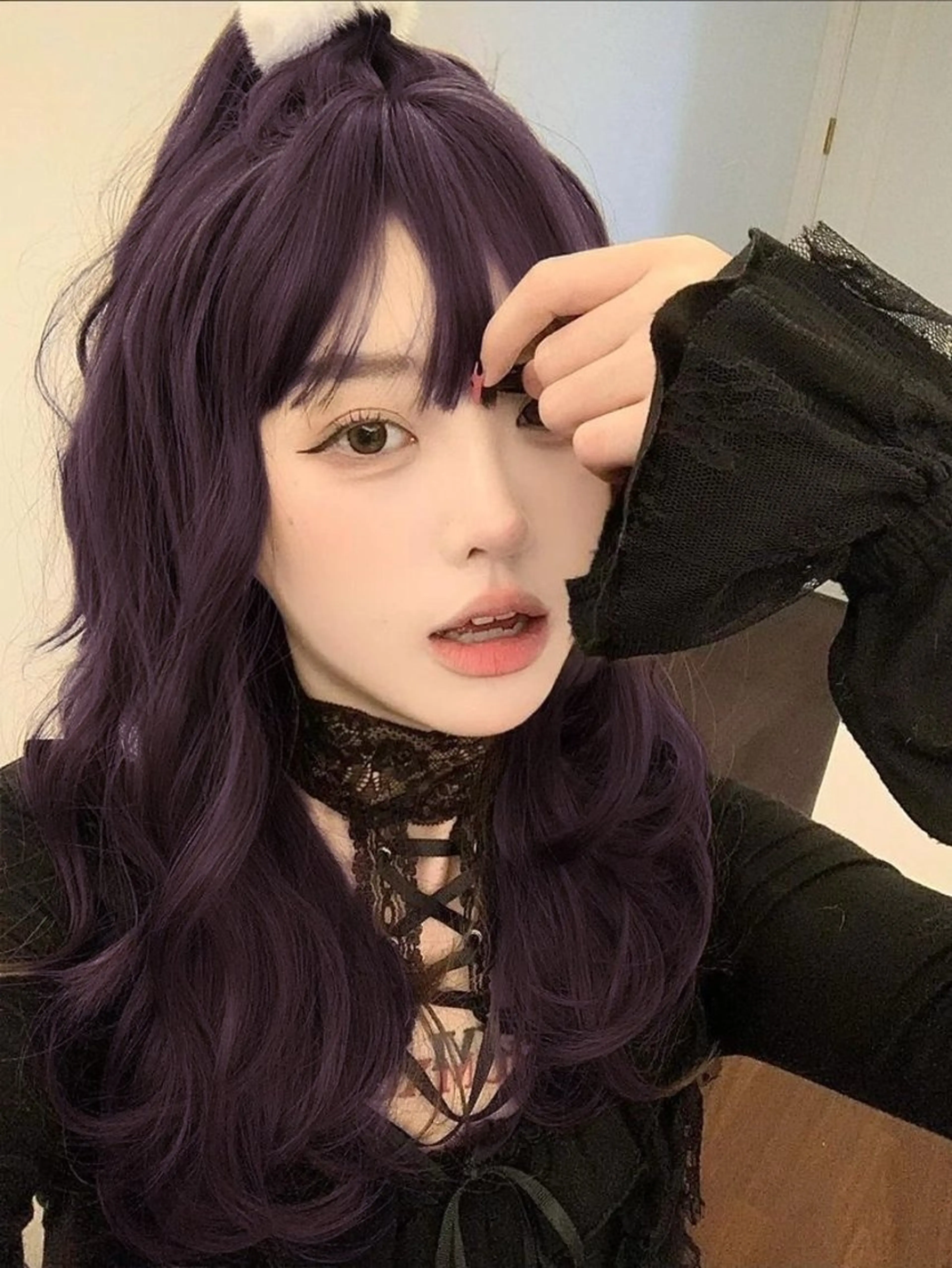 ロング カラー 🎀暖色/ラベンダー /paru🤍のヘアスタイル