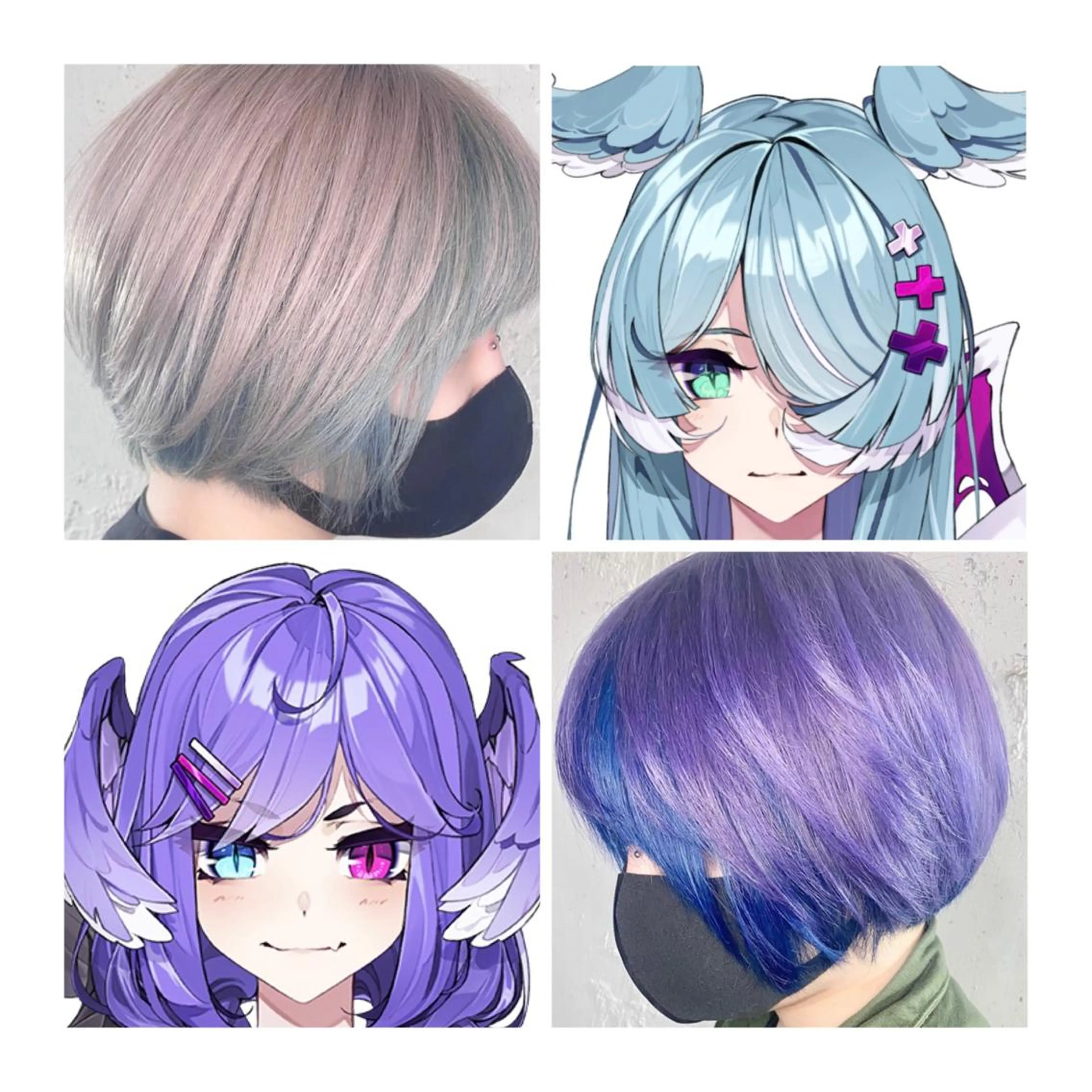 ショート カラー TSUNO🦖 派手髪/オタク美容師のヘアスタイル