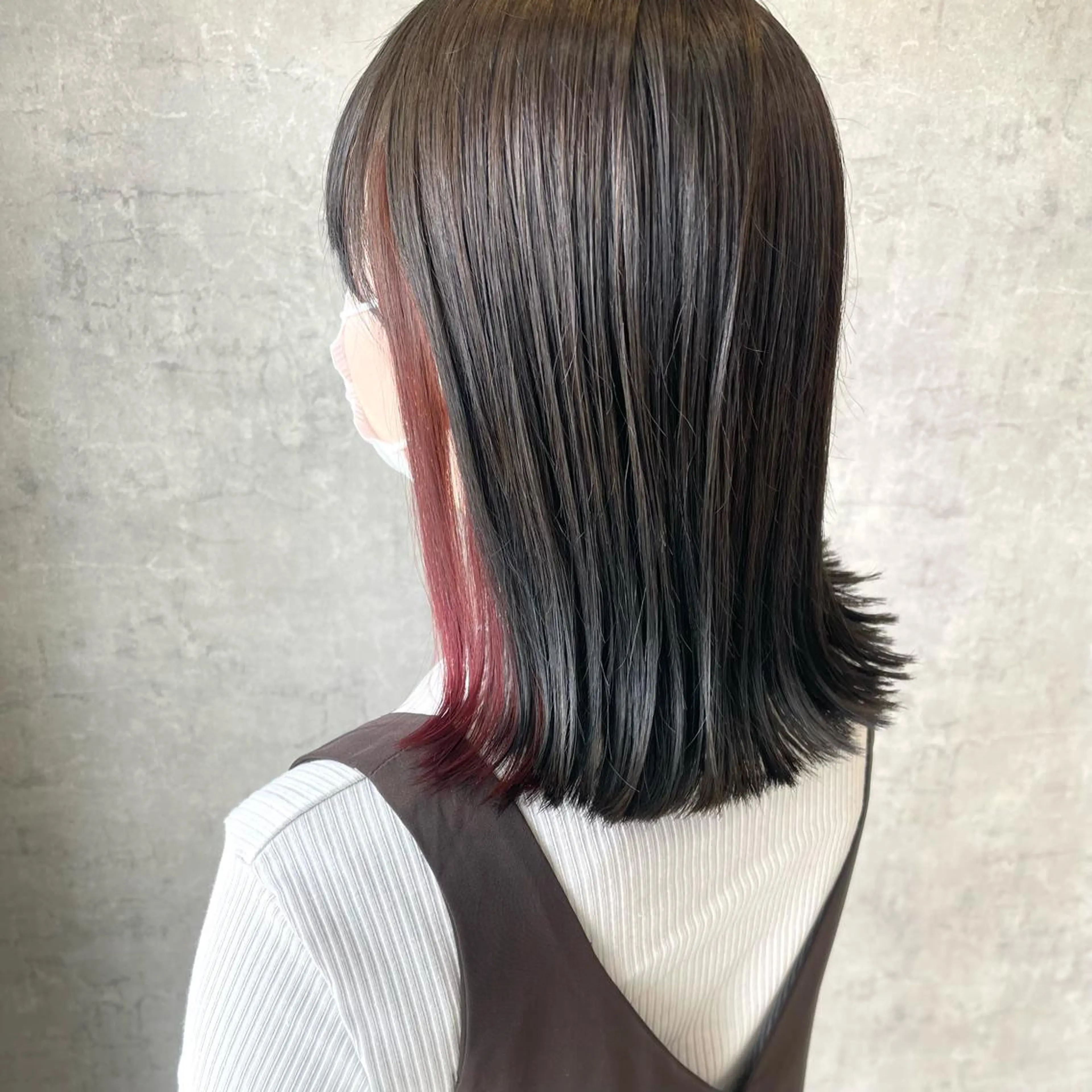 ミディアム カラー ヘアアレンジ トリートメント ヘアカラー 🌻あいり merci.🌻のヘアスタイル