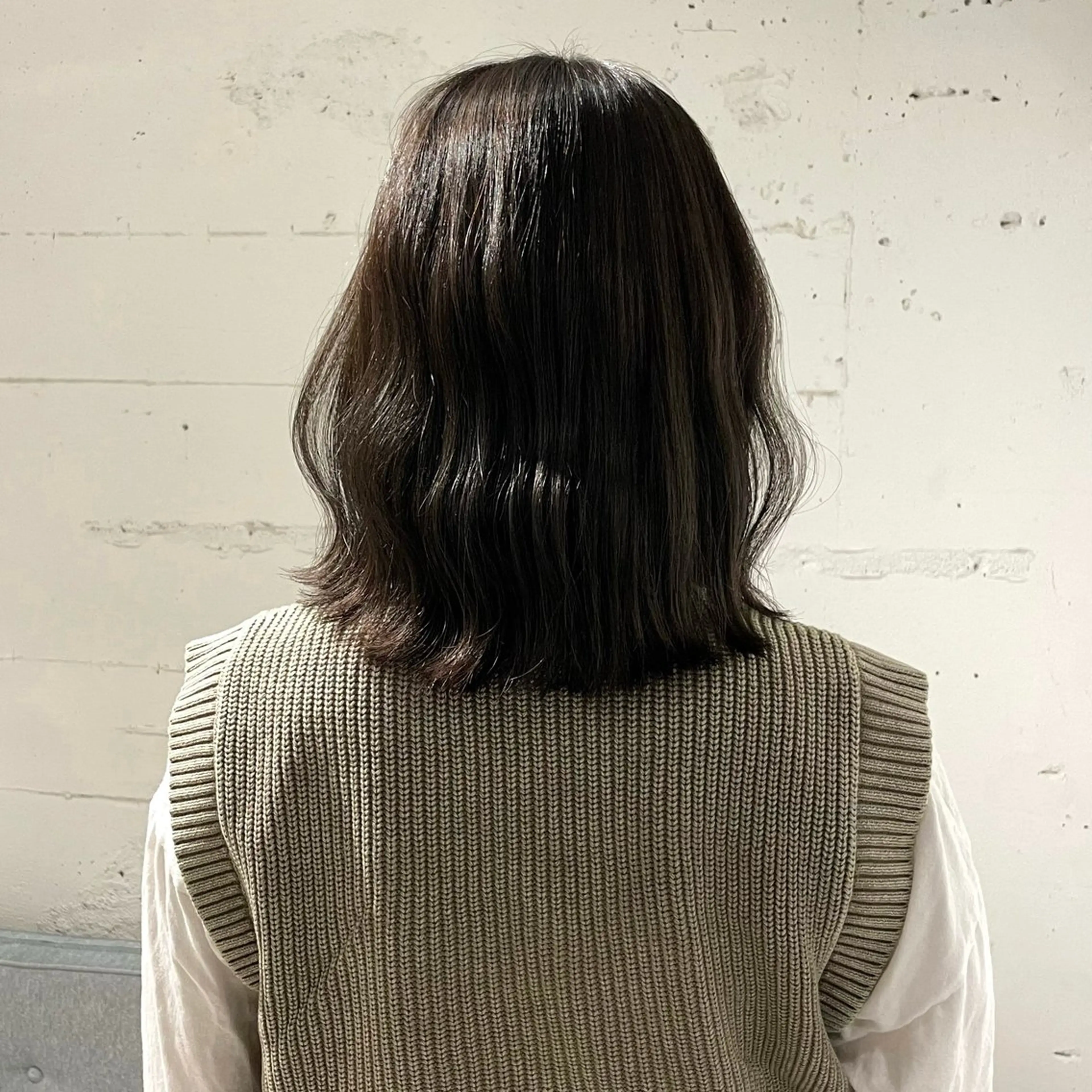 ミディアム カラー ヘアカラー トリートメント 暖色カラー / rio🐏 / 目黒のヘアスタイル