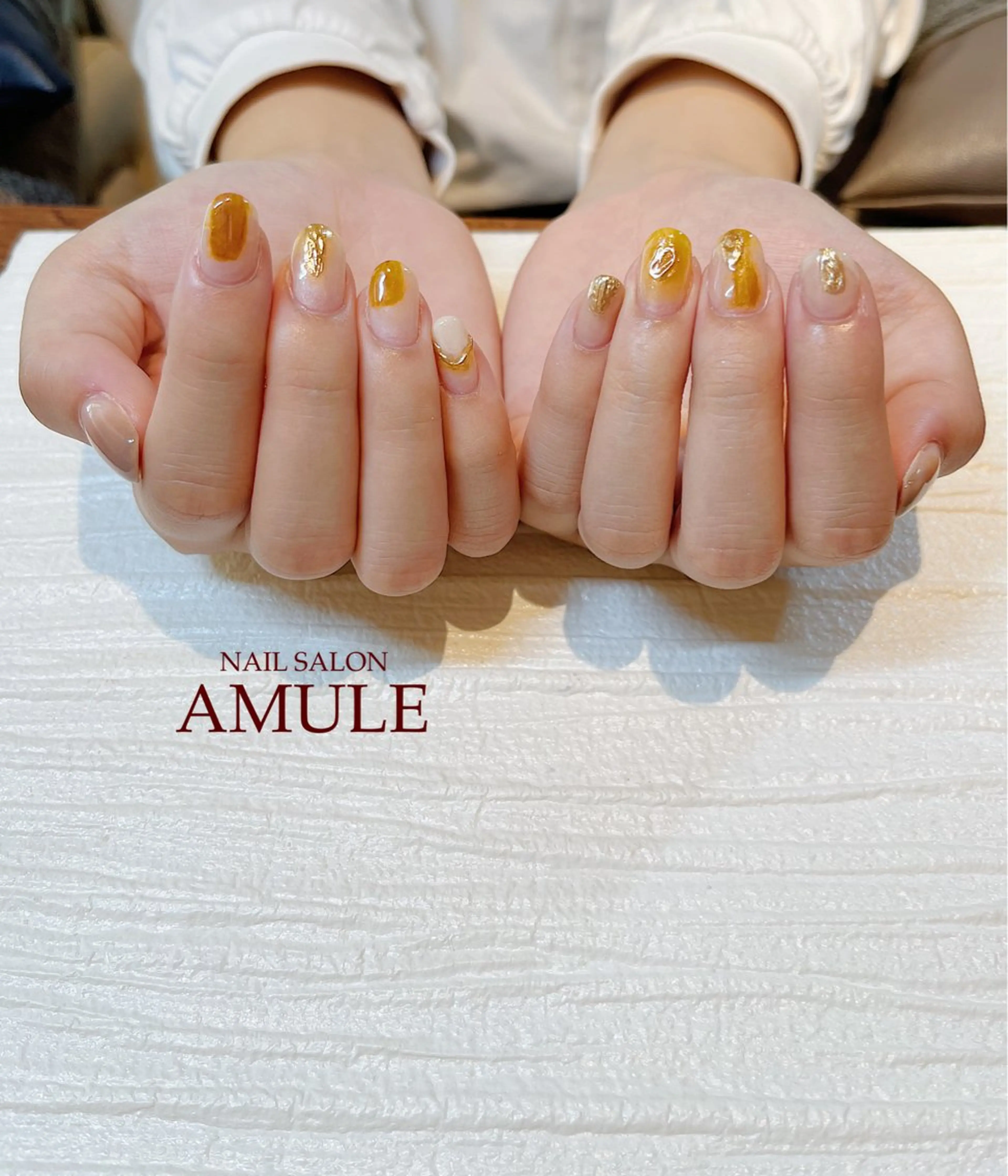 ネイル アートネイル ジェルネイル ハンドネイル NAILSALON AMULEのネイルデザイン