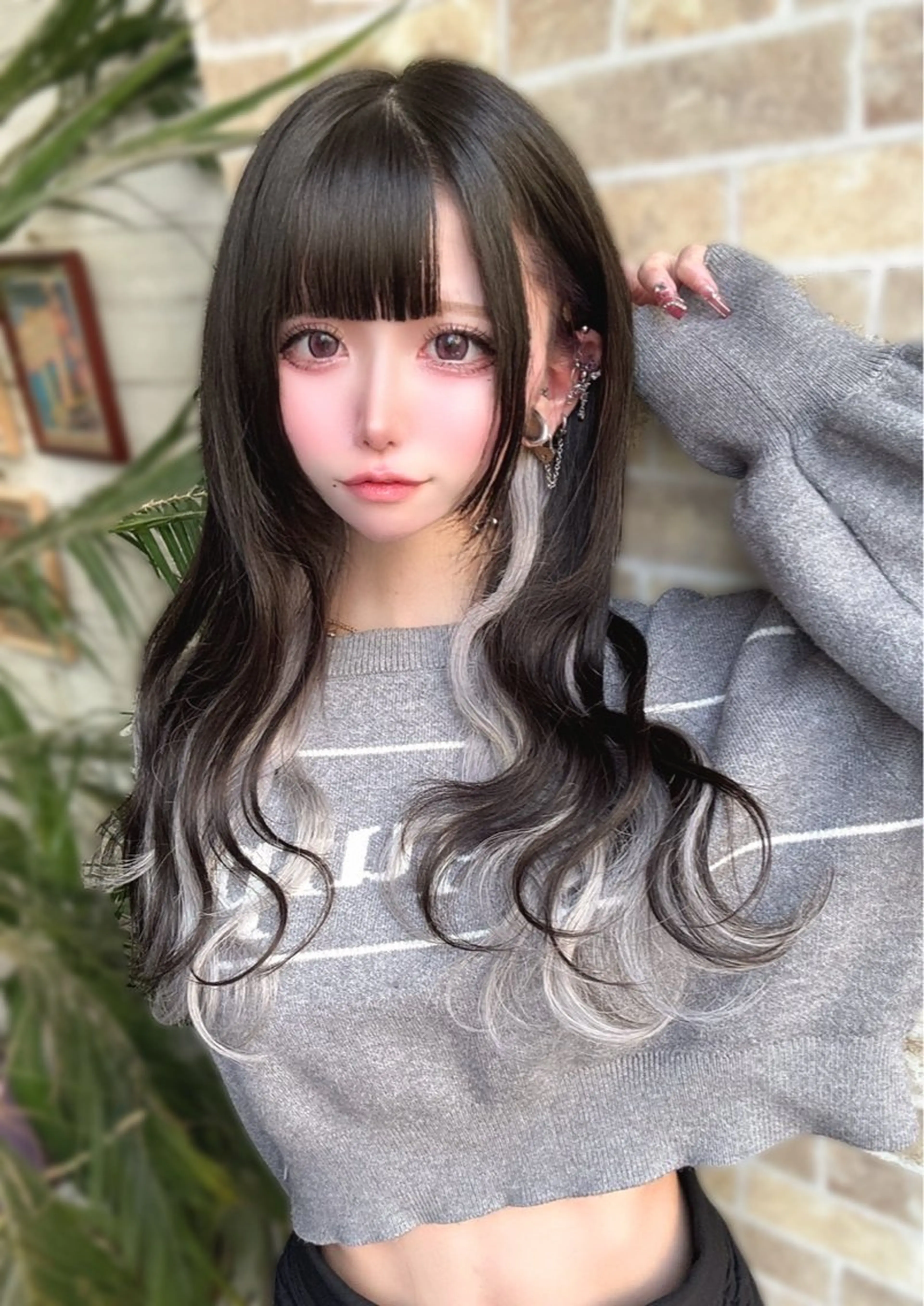 ロング エクステ ヘアカラー エクステ 北沢 隆のヘアスタイル