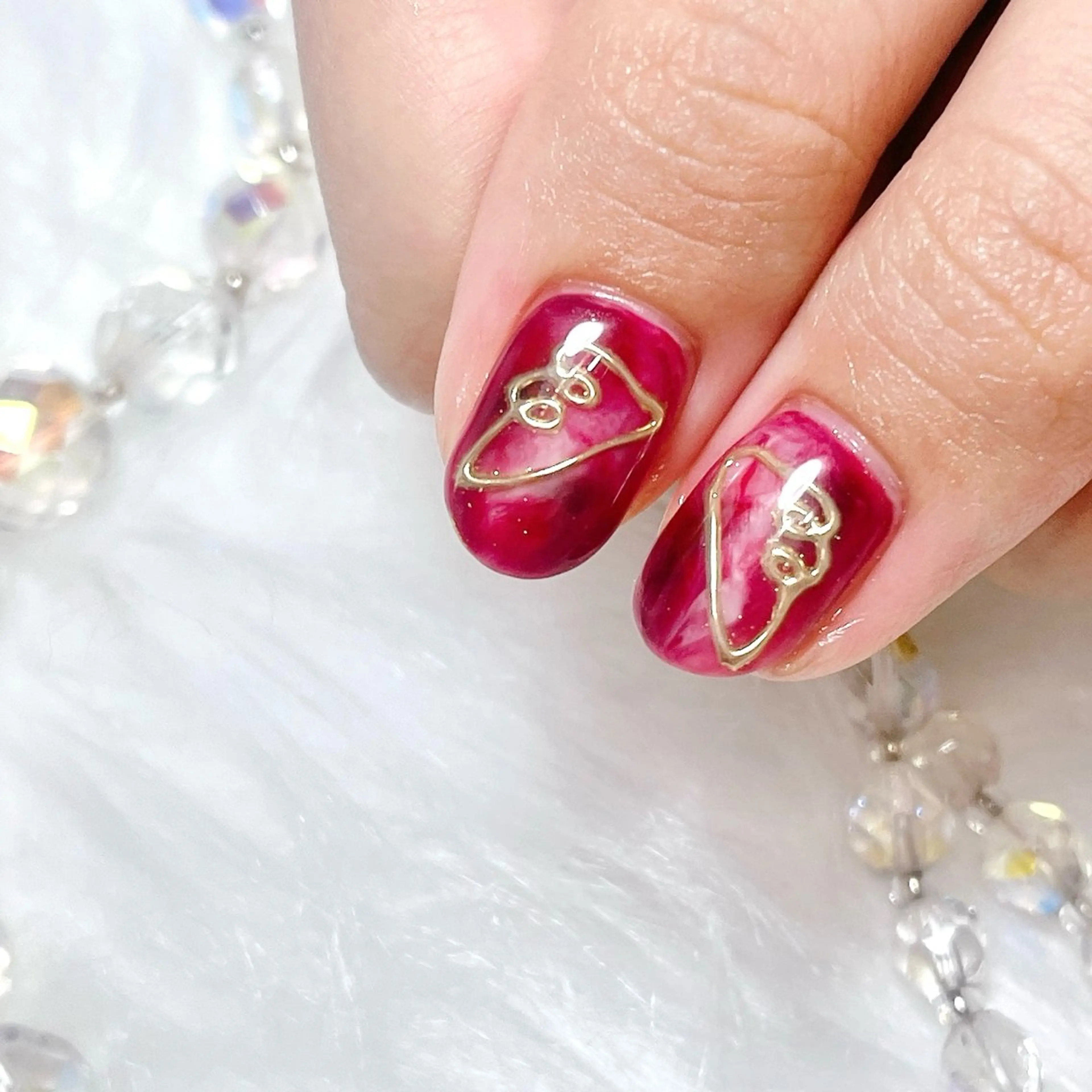 ネイル アートネイル ミラーネイル ハンドネイル Nailsalon Nearのネイルデザイン