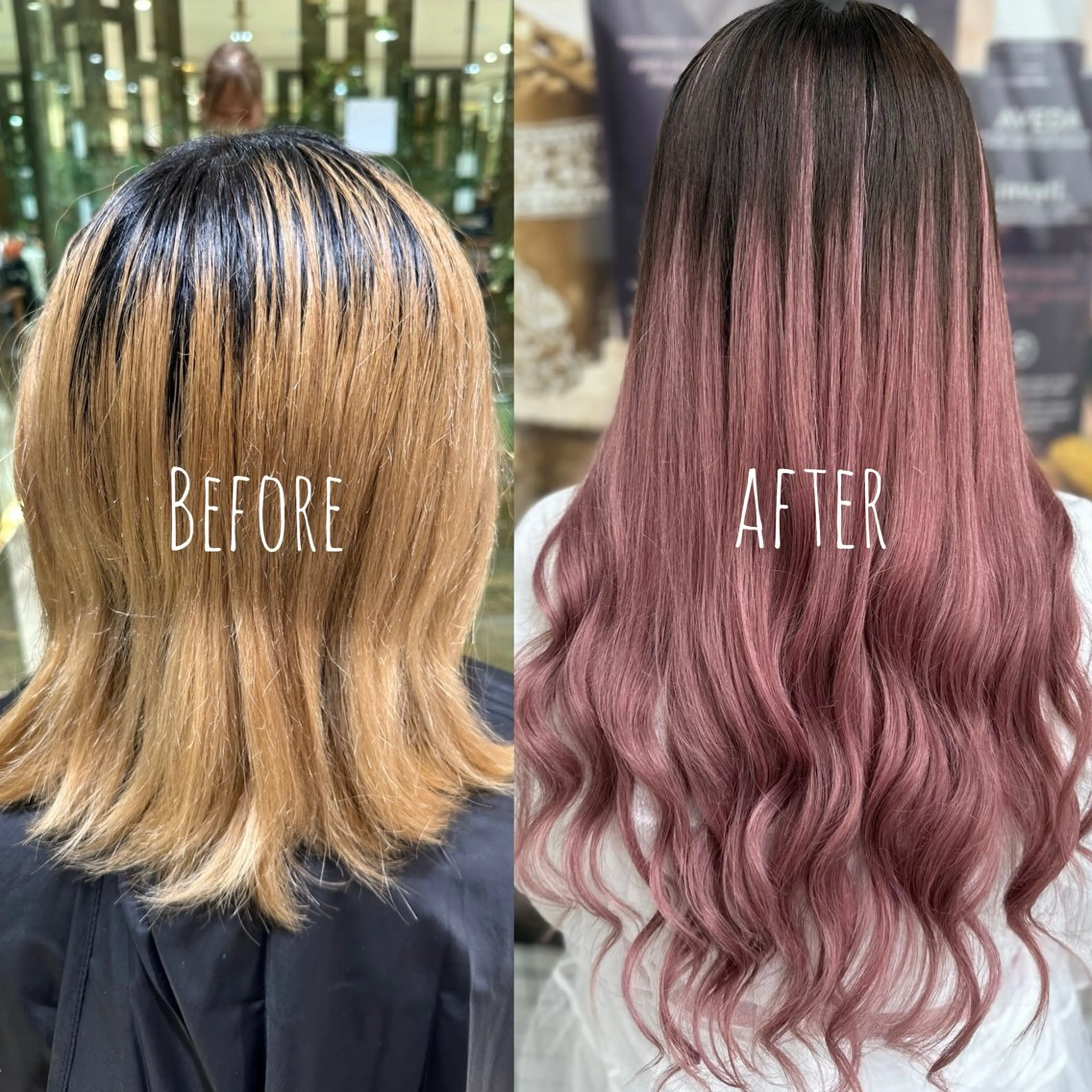 ロング エクステ カット エクステ ❤️MASAKO❤️ 🌸🩷エクステ🩷のヘアスタイル