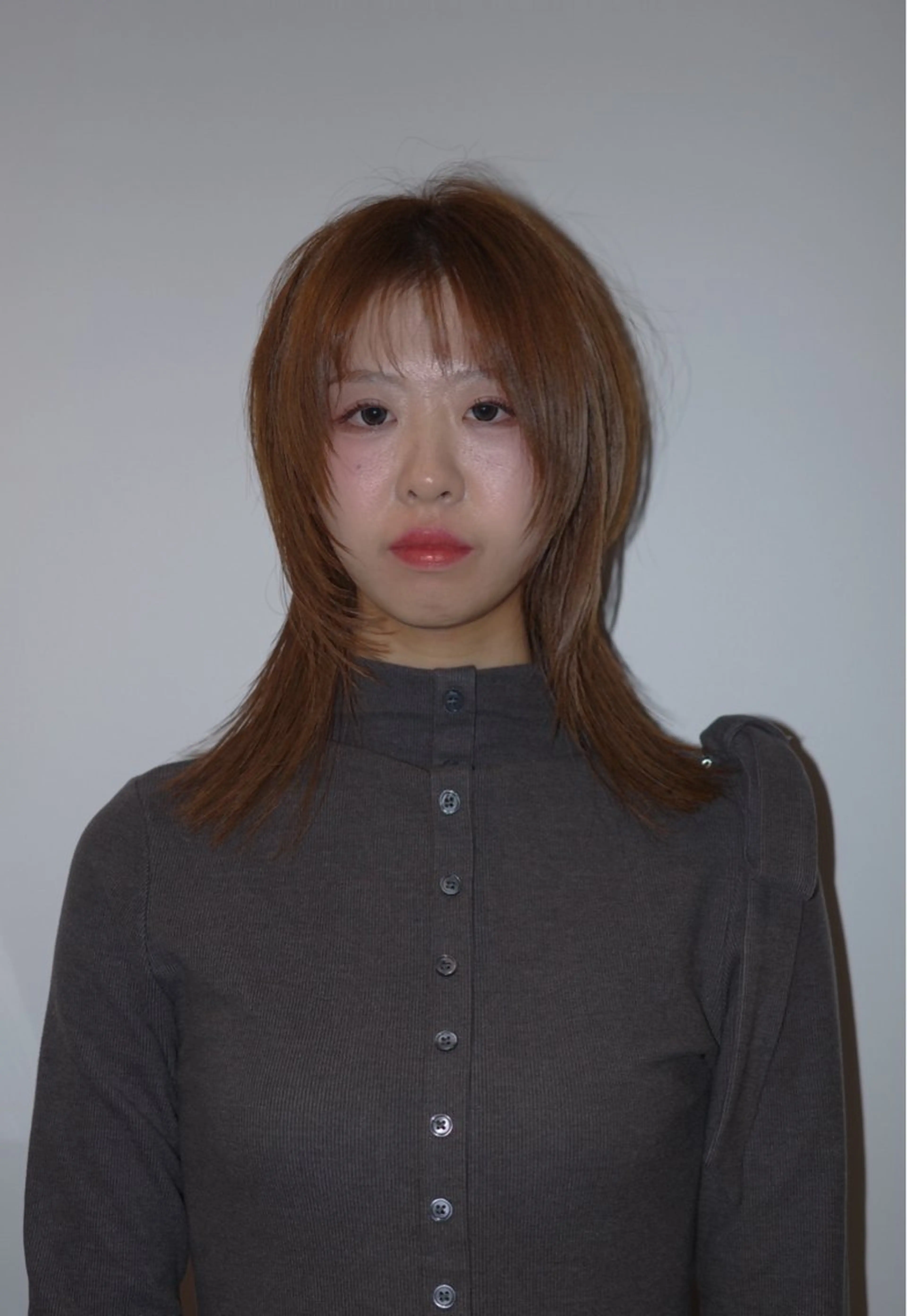 セミロング カラー ヘアアレンジ カット ヘアカラー トリートメント opus 店長大和 レイヤー/赤み消しのヘアスタイル