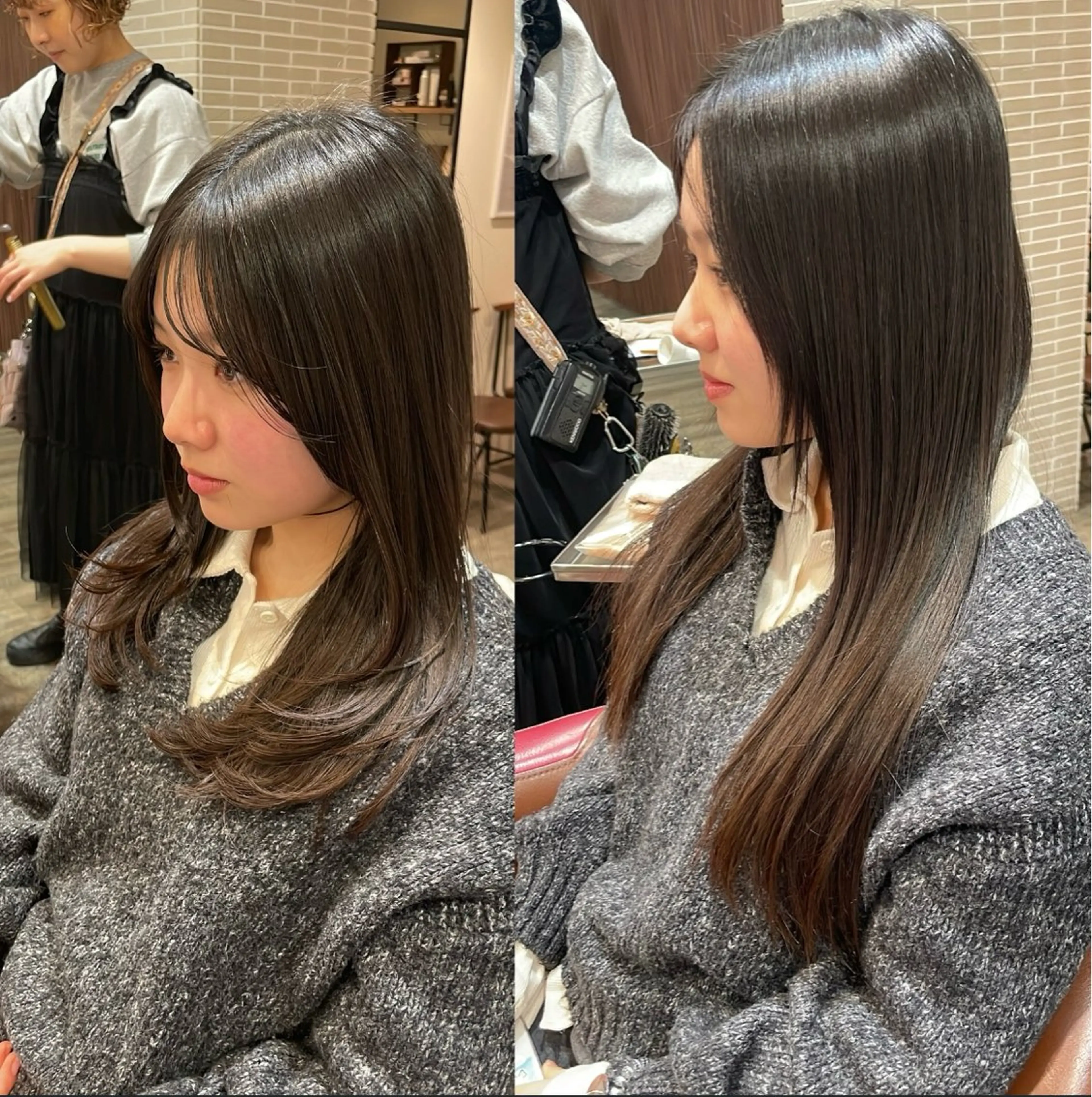 ミディアム カット トリートメント 大人可愛い/レイヤー /ブリーチ/溝口誠二のヘアスタイル