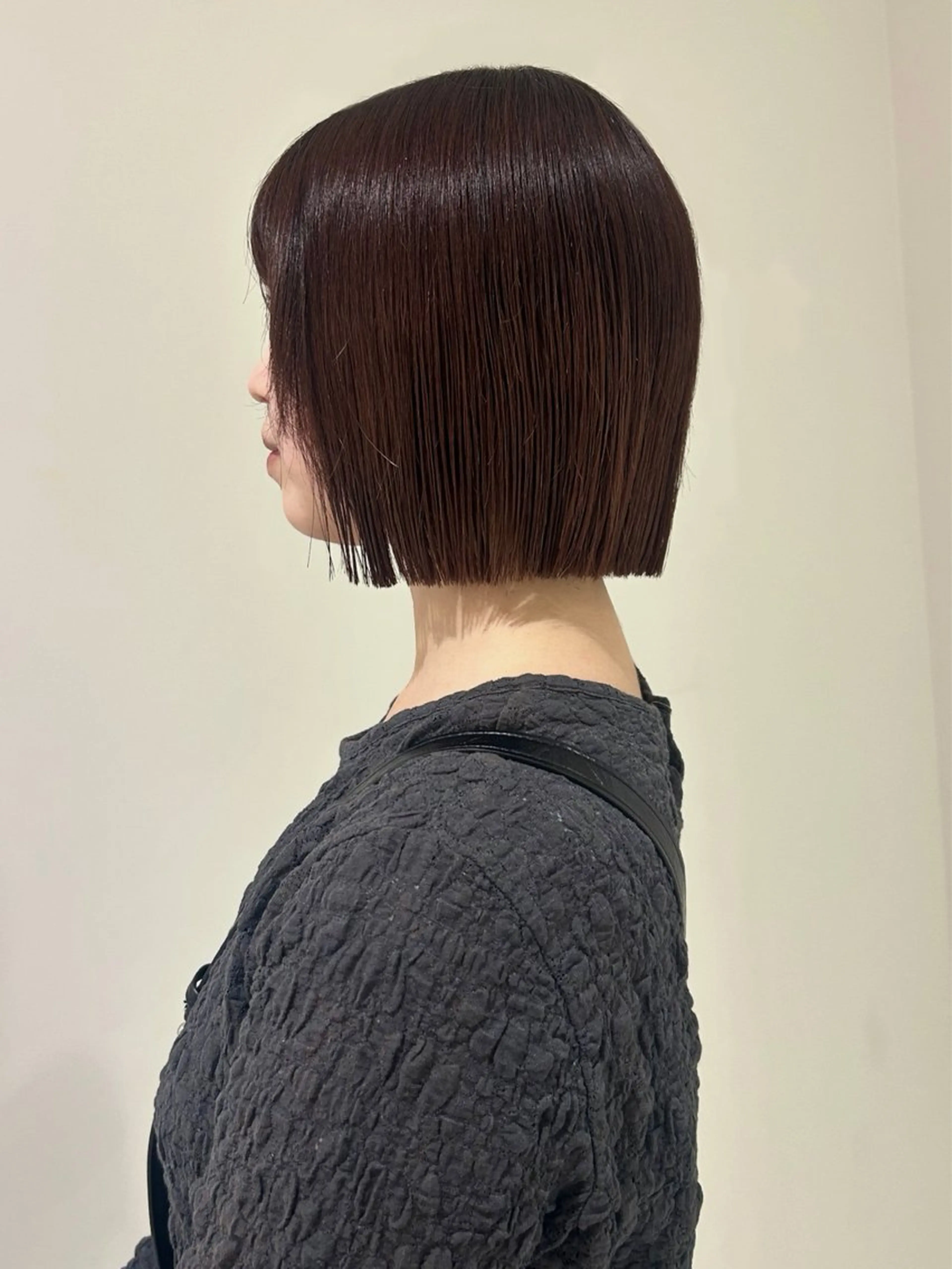 ショート カラー カット ヘアカラー 👔ボブ﹨髪質改善 ストレート🩳ももかのヘアスタイル