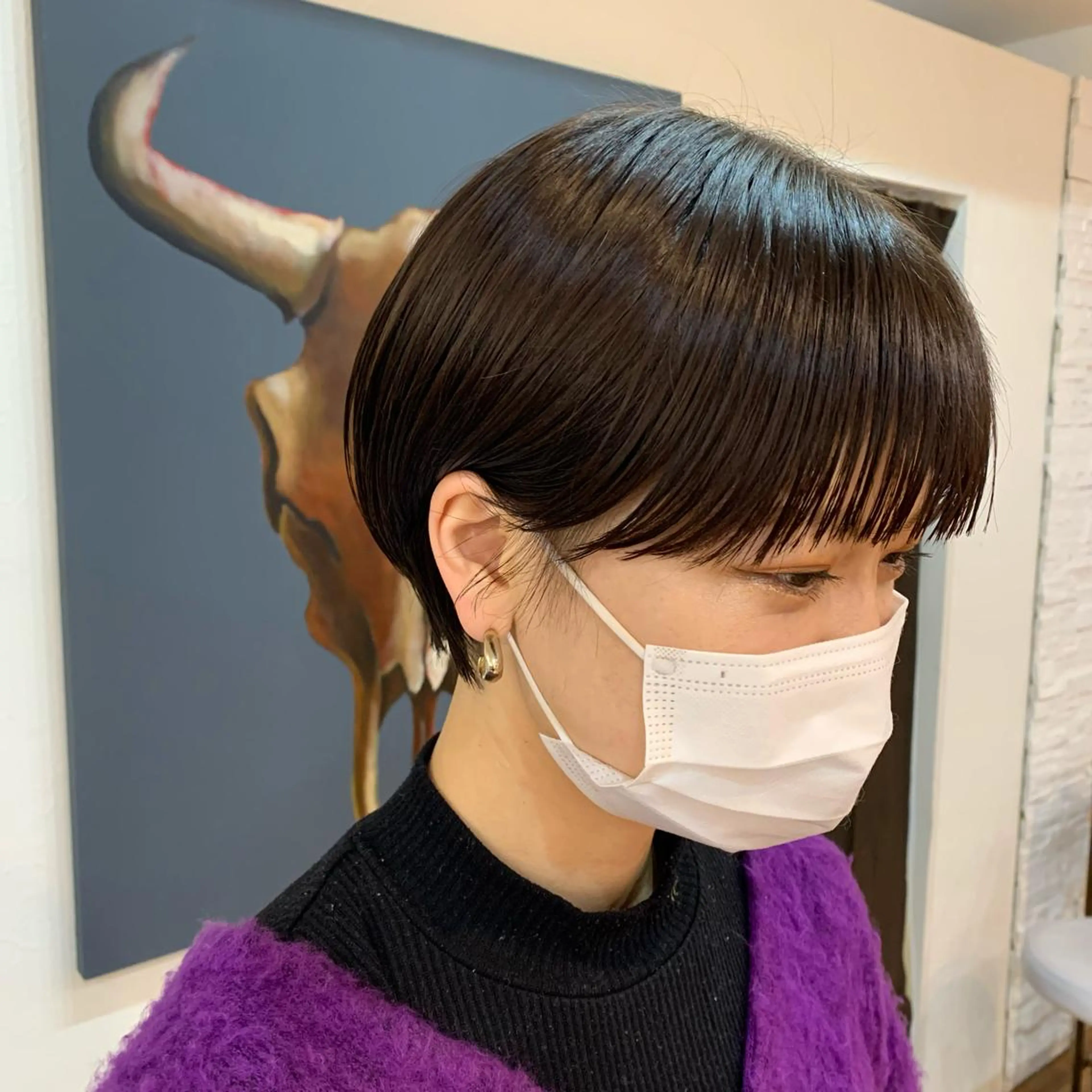 ショート ショートヘア 【韓国風くびれヘア】 joule小木曽輝のヘアスタイル