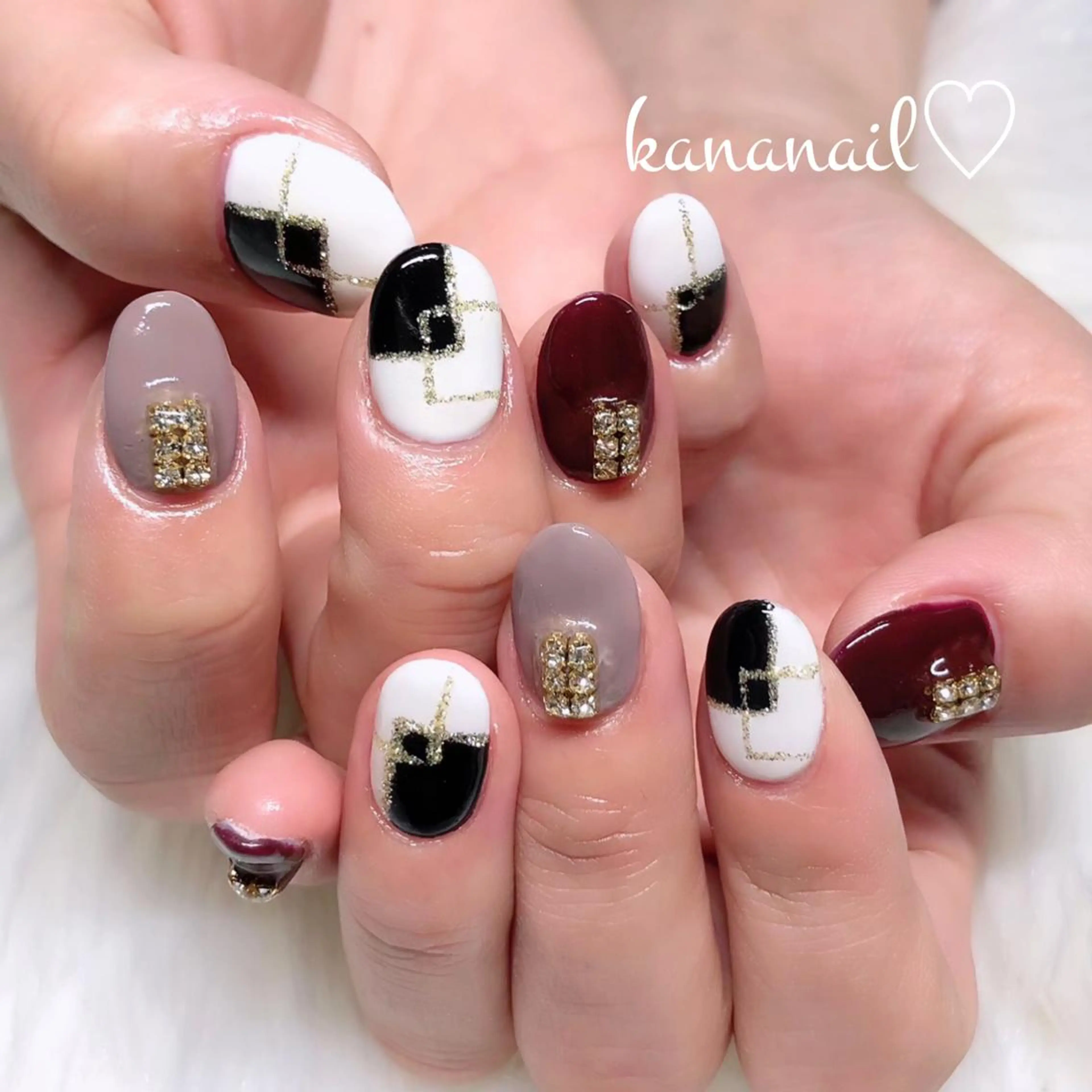 ネイル バレンタイン kananail ♡のネイルデザイン