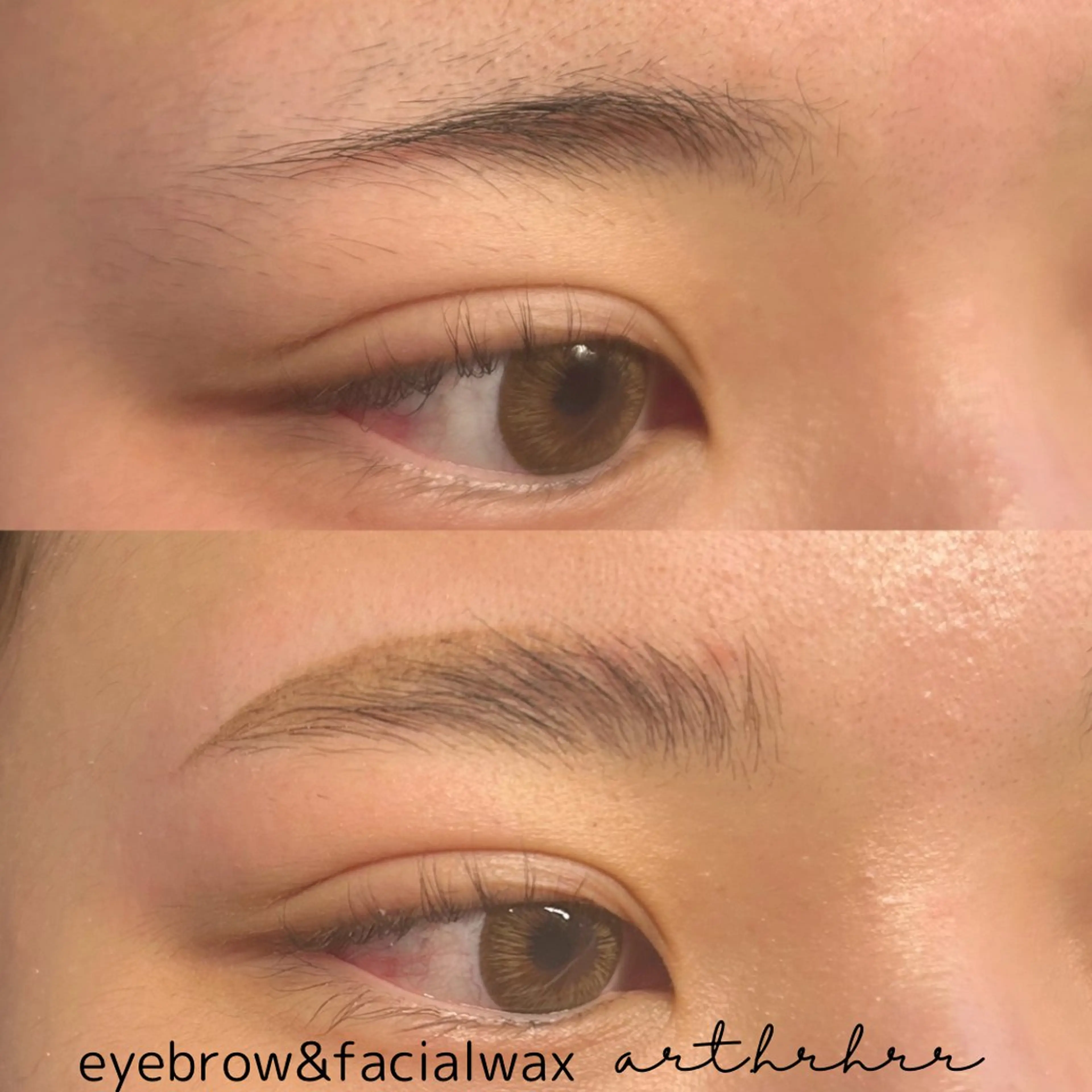 メンズ アイブロウ メンズパーマ ハリウッドブロウリフト メンズアイブロウ 眉毛ワックス脱毛 HBL眉毛&フェイス WAX専門ハルヒラリの眉毛・アイブロウイメージ