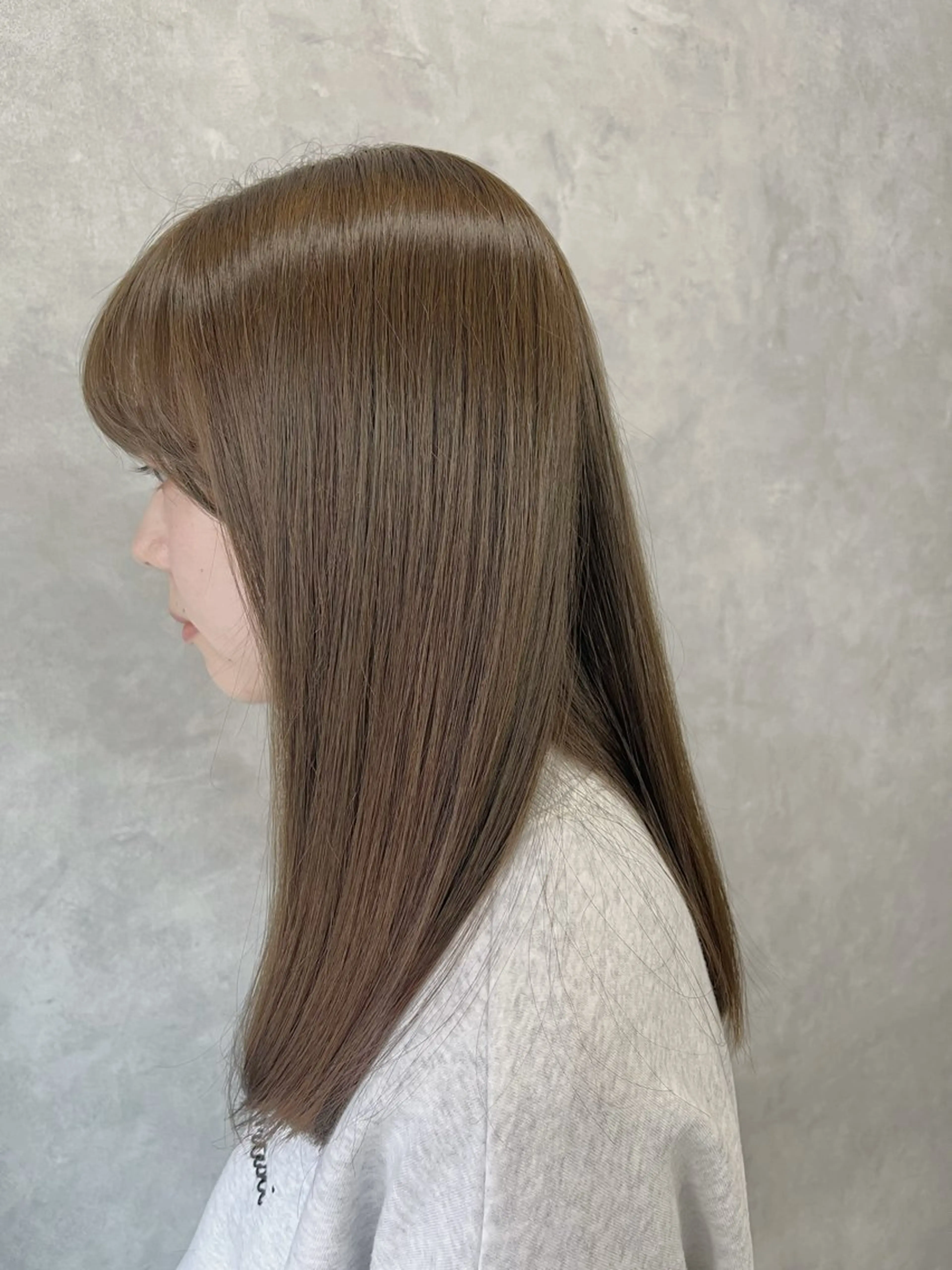 セミロング カット トリートメント 松下 純也のヘアスタイル