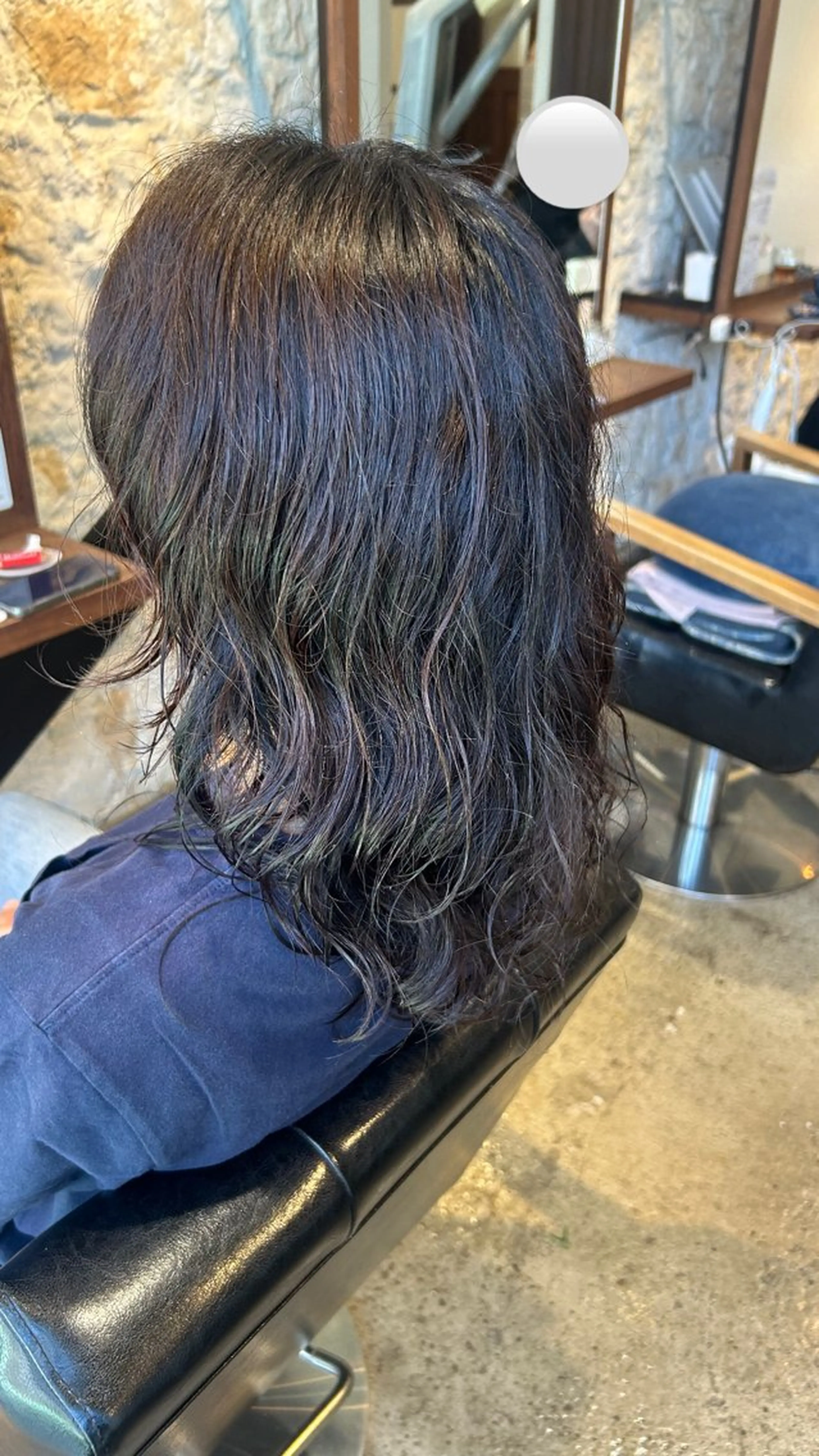 ミディアム パーマ 和田 あやかのヘアスタイル