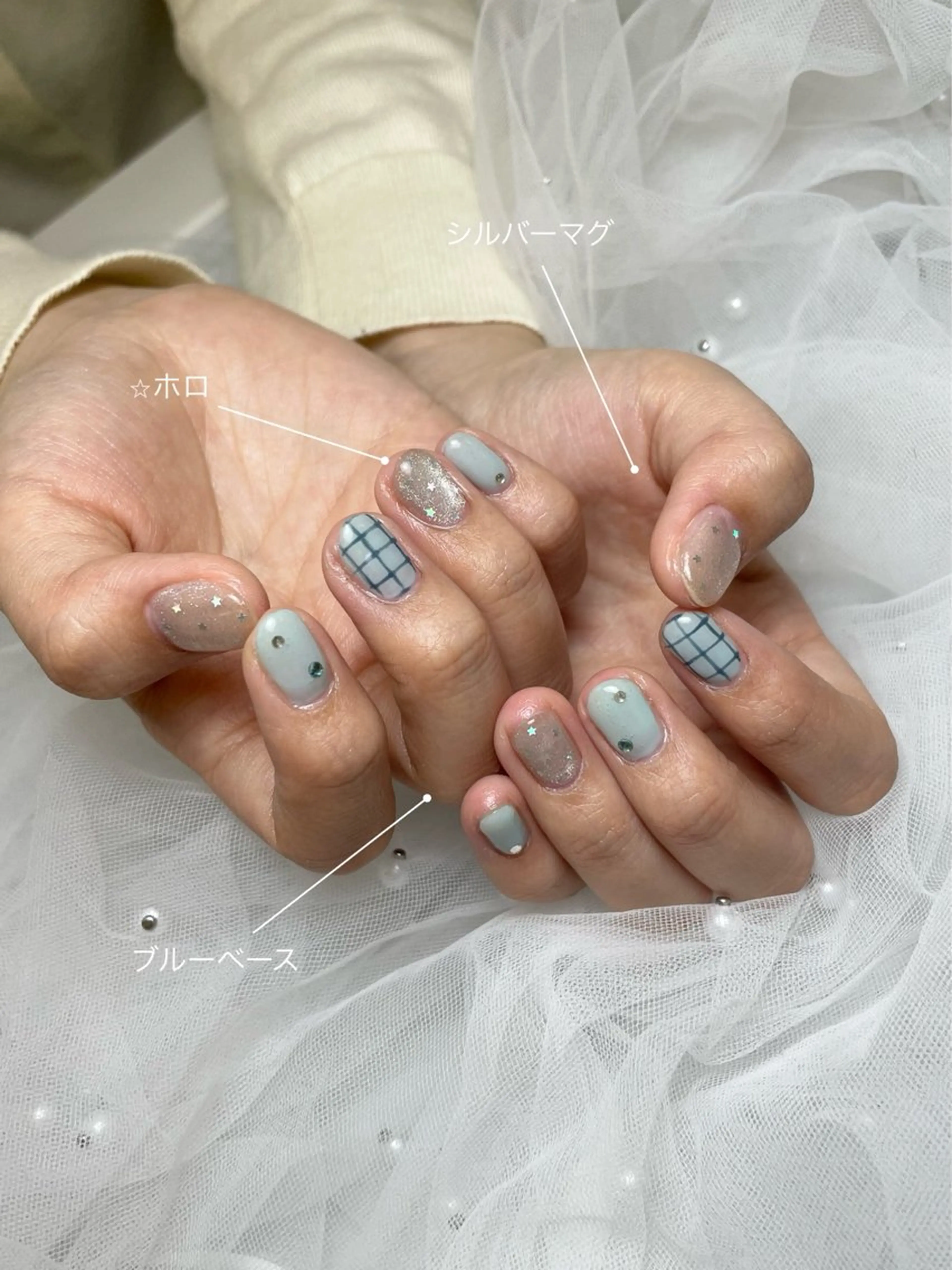 ネイル ハンドネイル フットネイル S LOUNGE NAIL所属・パーツたくさん🍓 SUMIのネイルデザイン