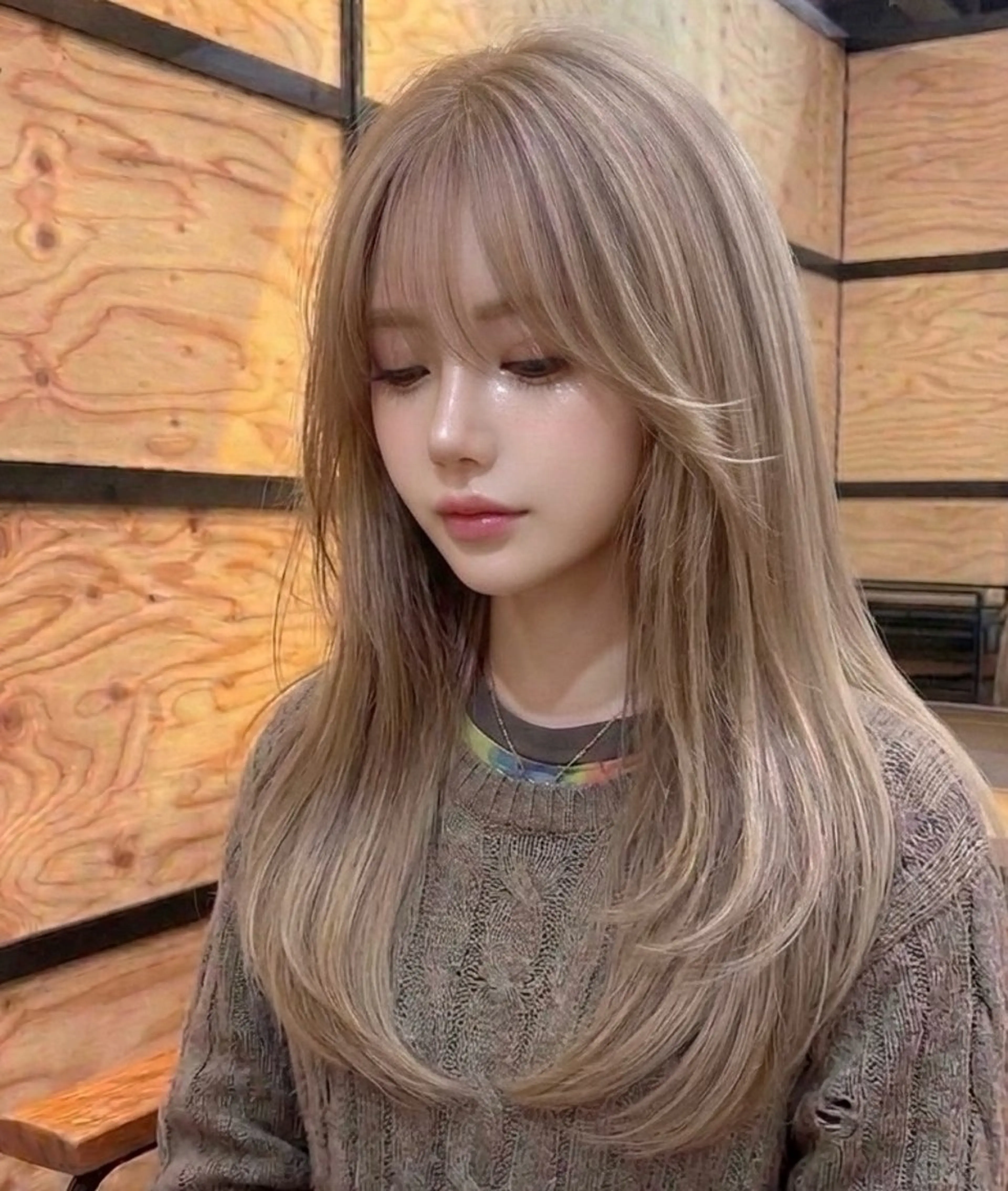 ロング 東 悠磨のヘアスタイル