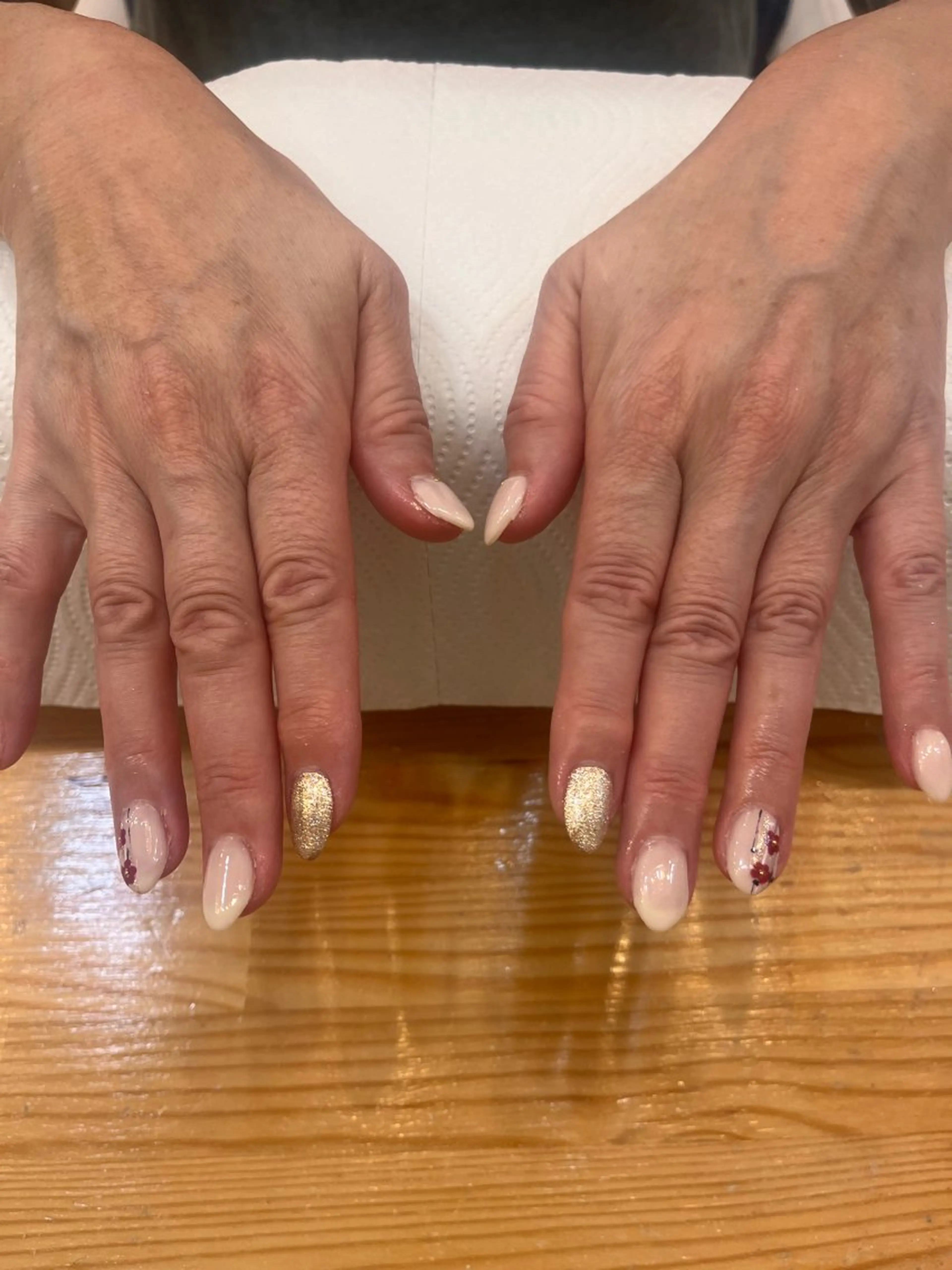 ネイル シンプルネイル nailAlaia 妙典店 アイリのネイルデザイン