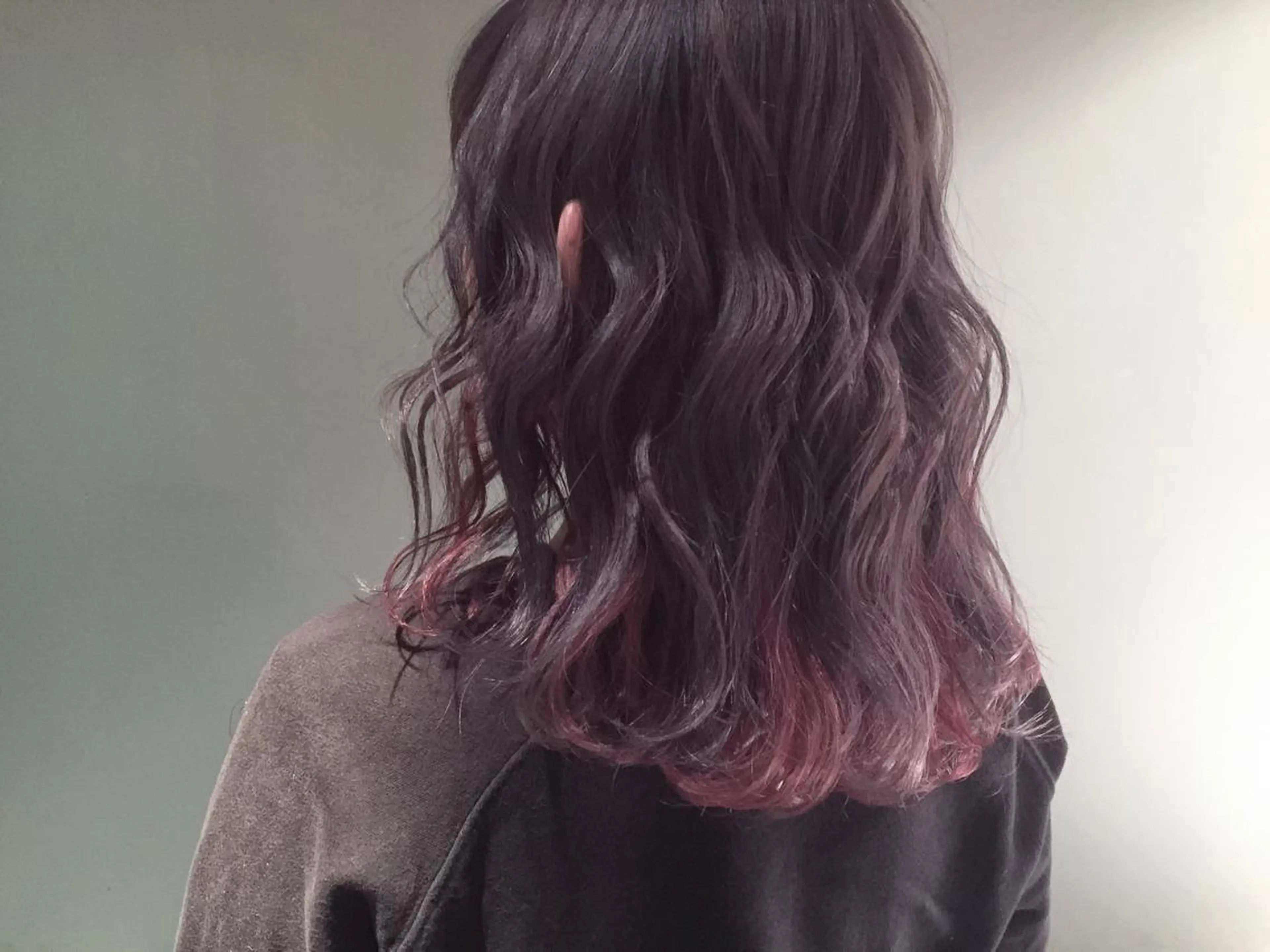 ショート ミディアム セミロング ロング カラー インナーカラー レッドカラー バイオレットカラー salonF 🔸hamaのマツエク・マツパデザイン