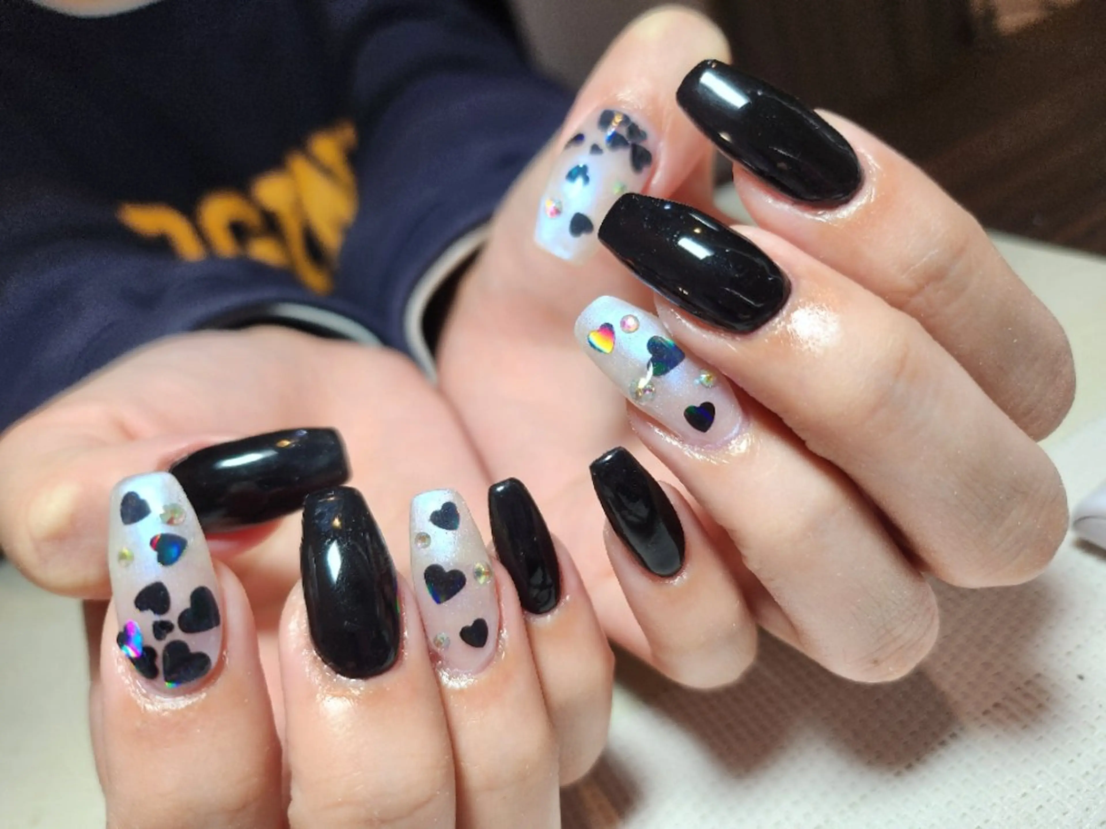 ネイル アートネイル ハンドネイル 💜bora .のネイルデザイン