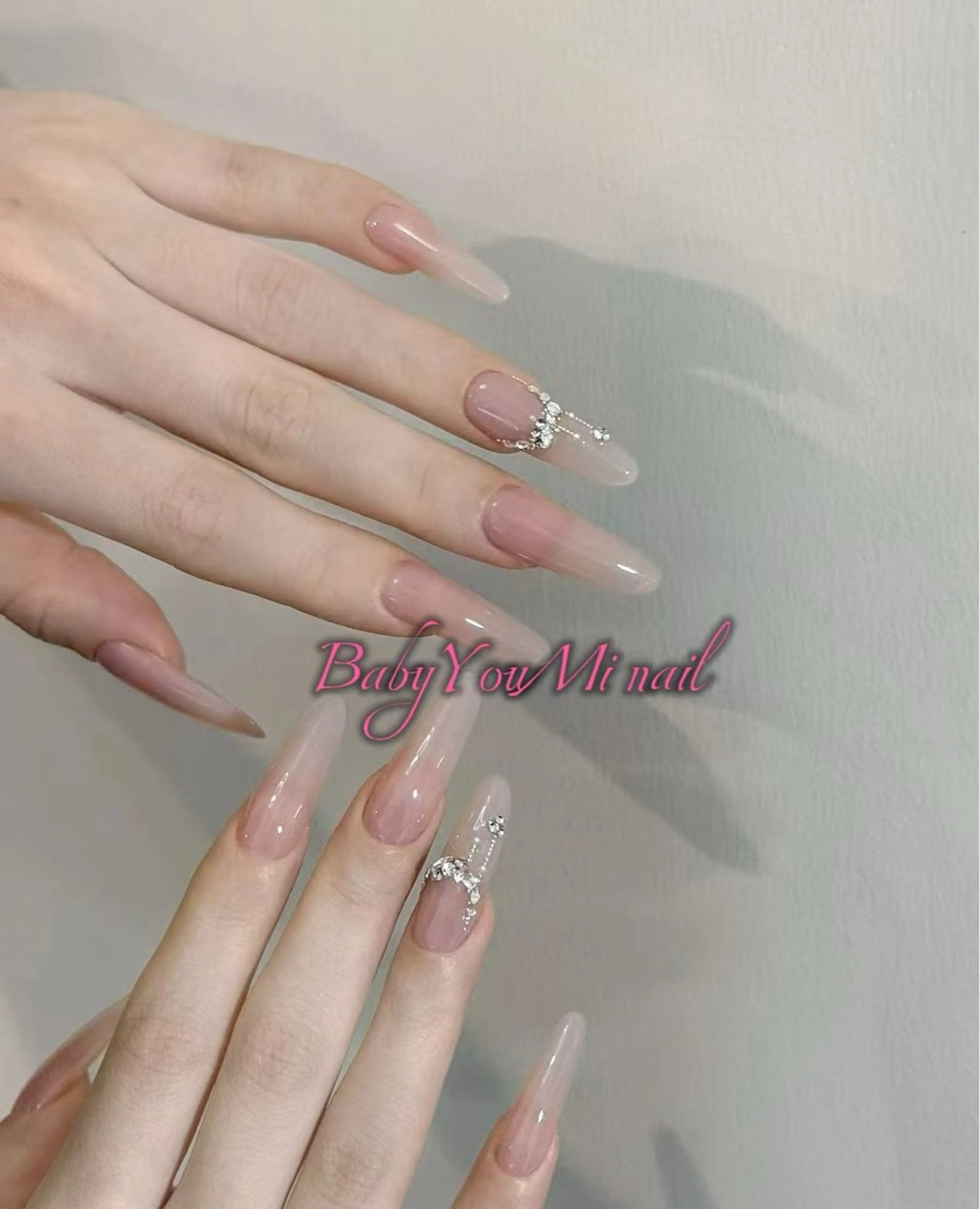 ネイル オーロラネイル 成人式 フットネイル フレンチネイル ジェルネイル ハンドネイル BabyYouMi nailのネイルデザイン