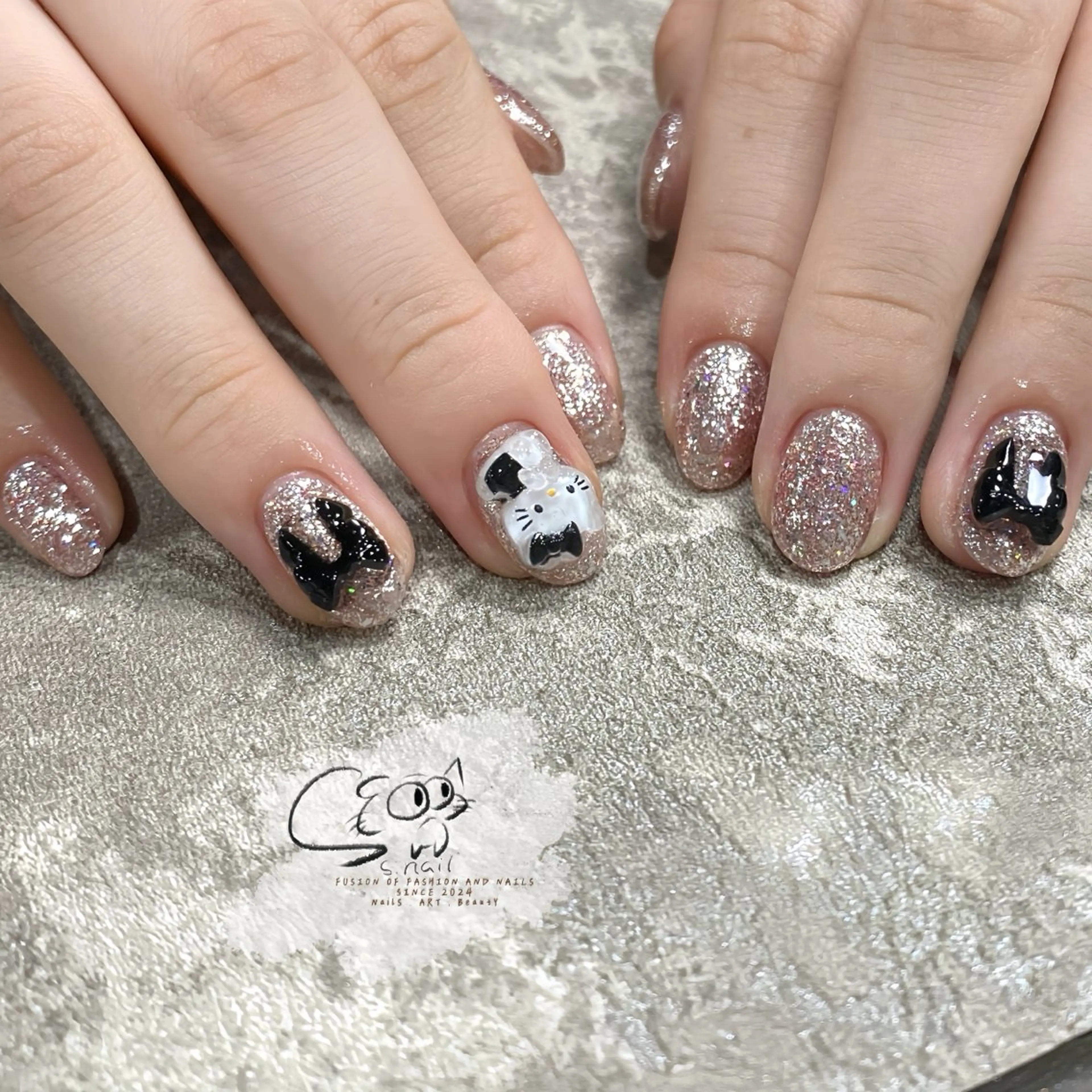 ネイル チークネイル フレンチネイル グラデーション マグネットネイル ワンカラーネイル S.nail _のネイルデザイン