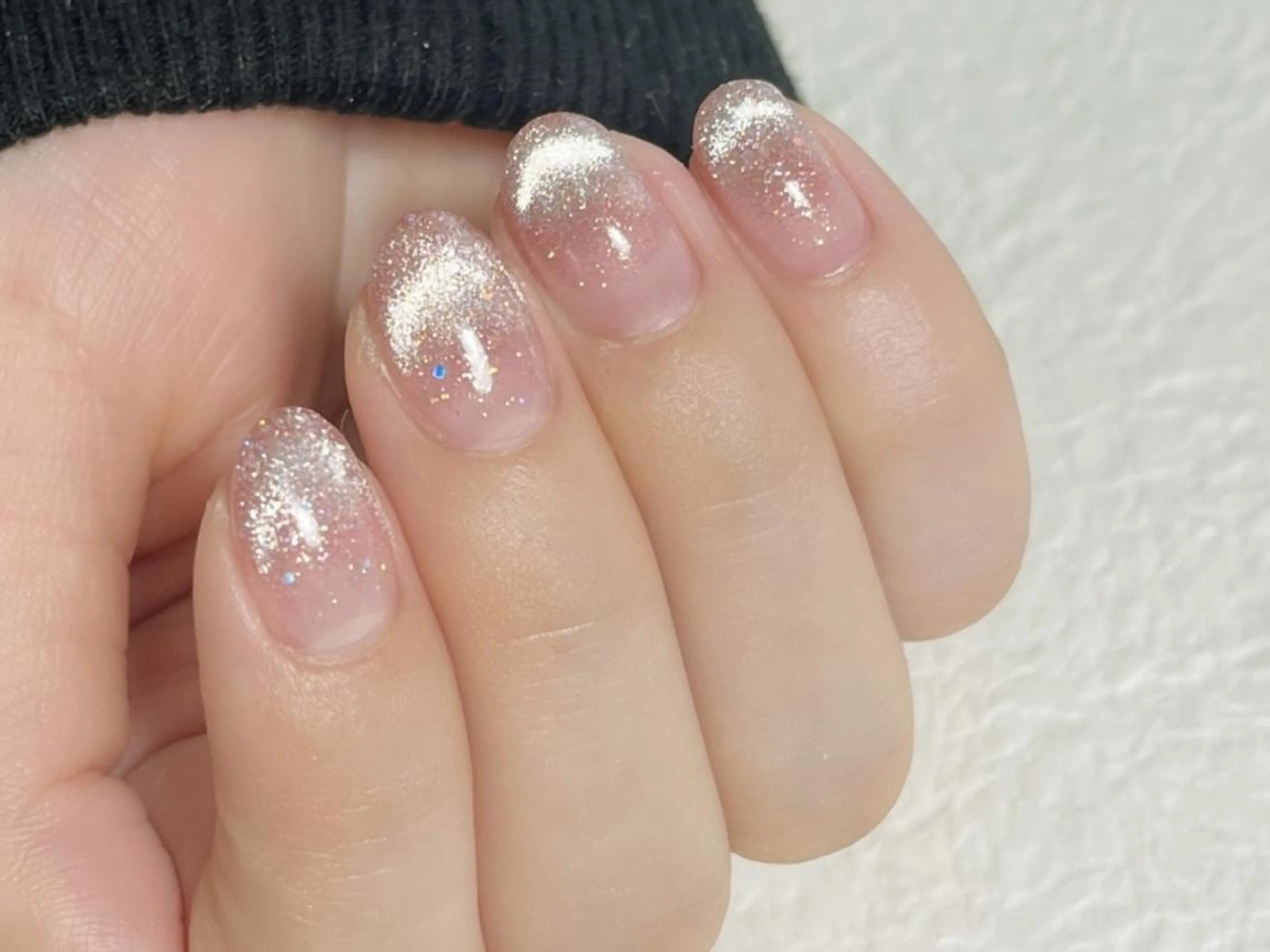 ネイル アートネイル フットネイル フレンチネイル ジェルネイル キラキラネイル ハンドネイル Aki 💖ゆちたの部屋のネイルデザイン