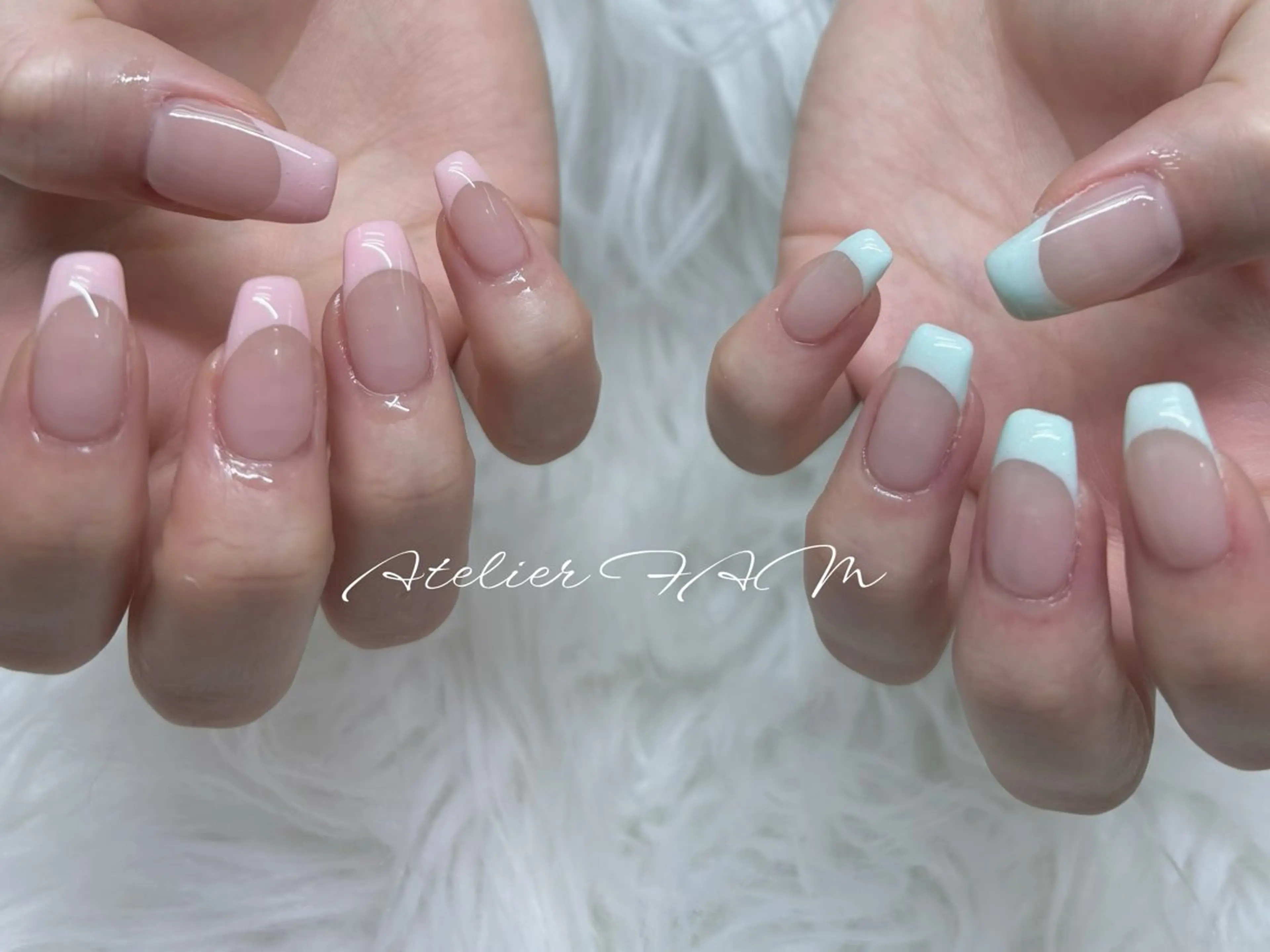 セミロング ハンドネイル アトリエ FAMのネイルデザイン