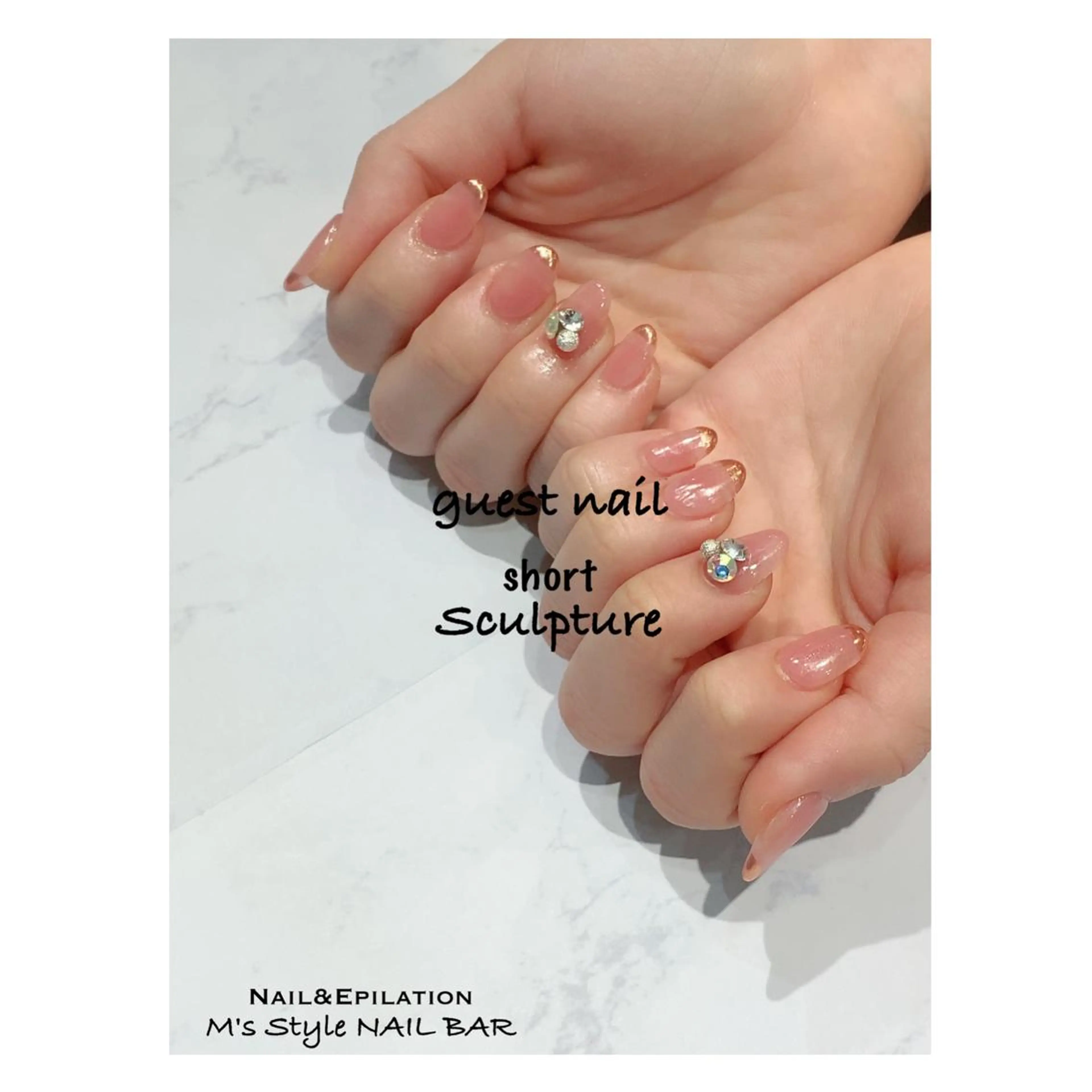 ネイル 成人式 韓国ネイル ロングネイル マグネットネイル ミディアムネイル ハンドネイル M's Style NAIL BARのネイルデザイン