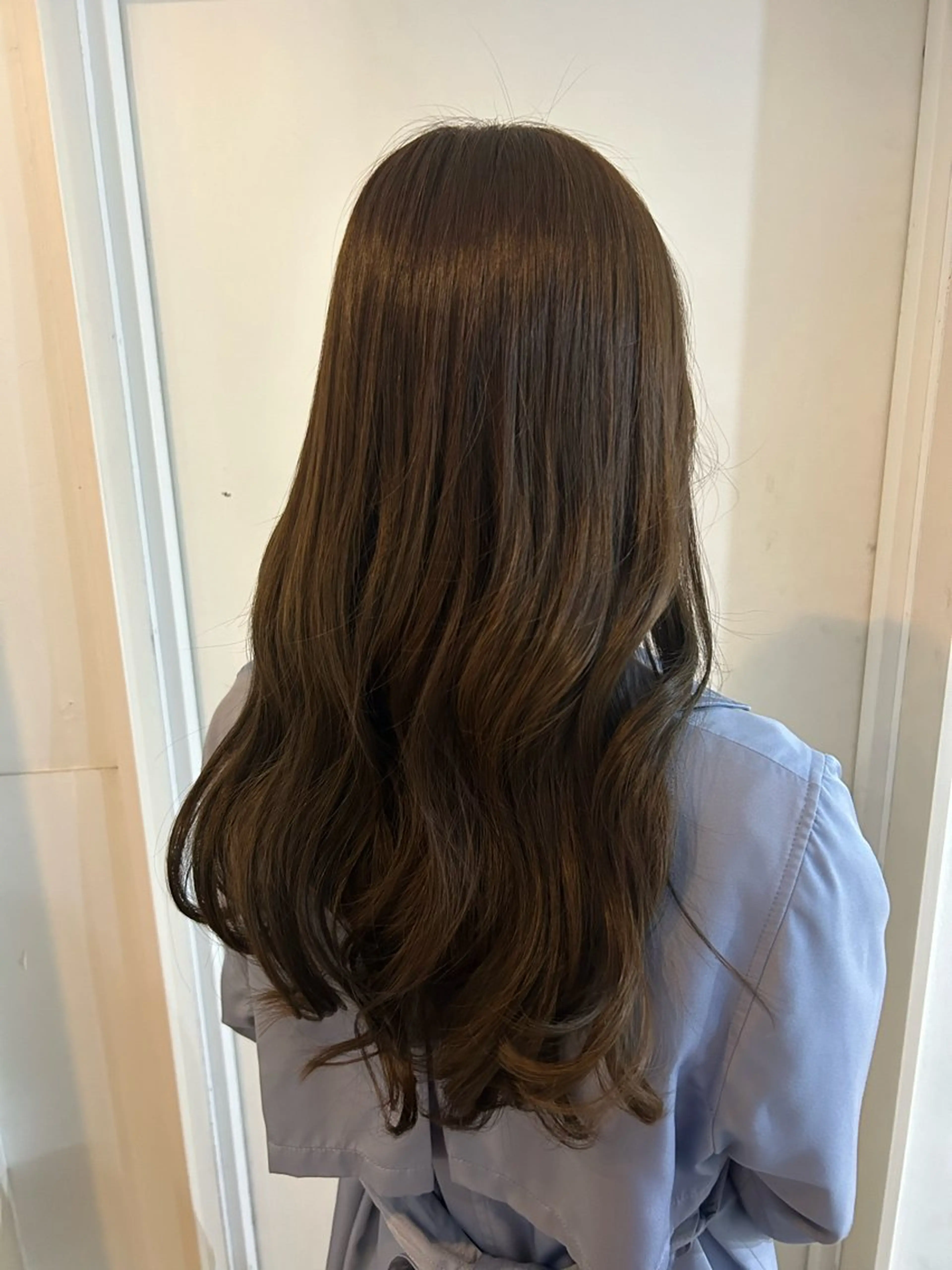 ロング カラー カット ヘアカラー 福村 彩夏のヘアスタイル